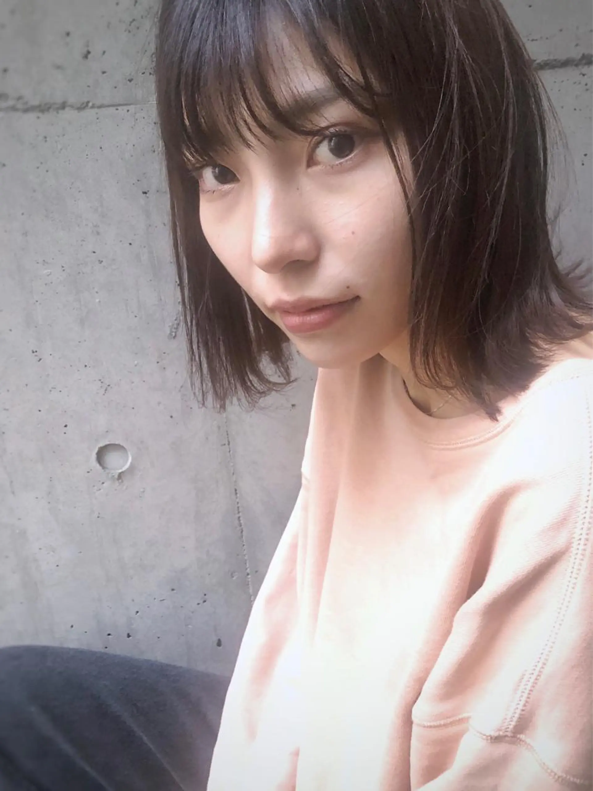 ミディアム ボブ カット ヘアカラー トリートメント 山本 芳喜のヘアスタイル
