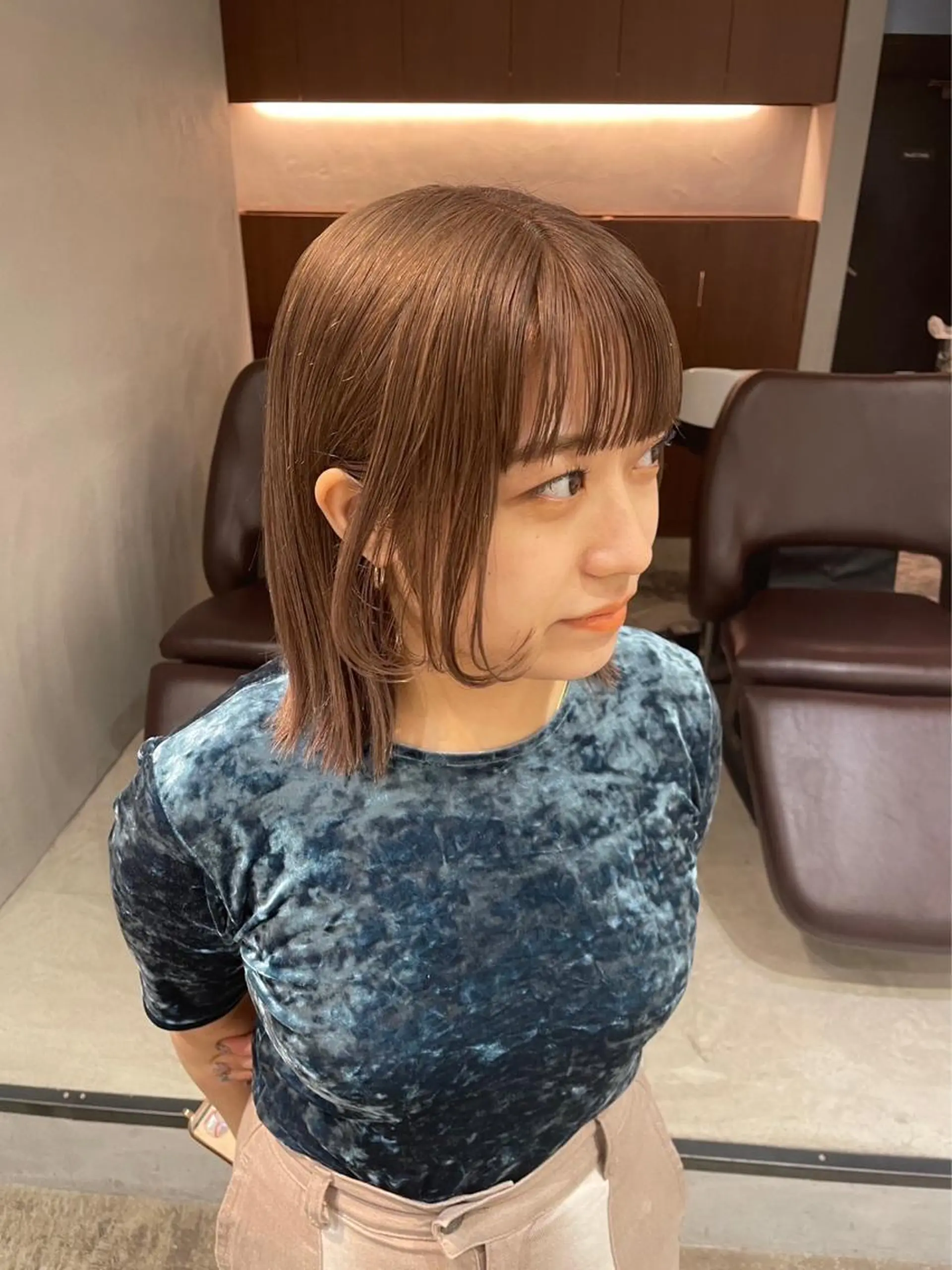 カラー ベージュカラー ブリーチ 透明感カラー LOAVE AOYAMA所属・カット無料airi airiのヘアスタイル