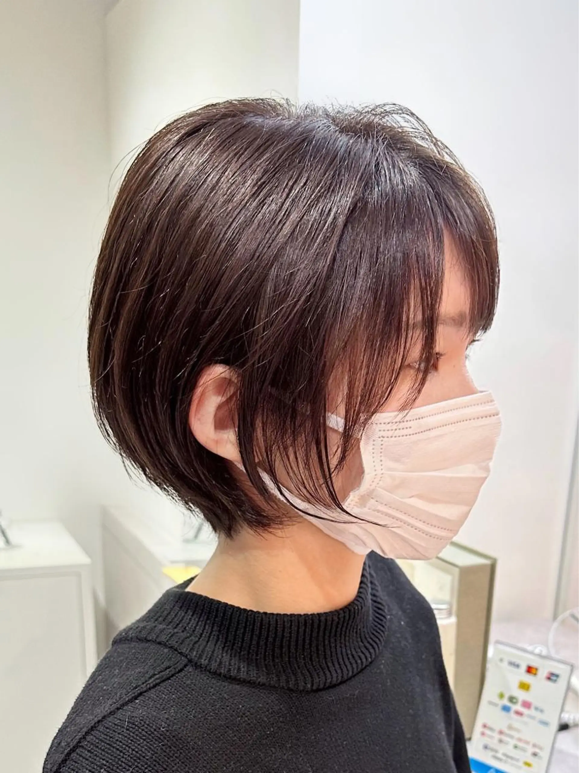 ショート カラー ショートボブ ベージュカラー ブリーチ ケアブリーチ ダブルカラー hair salon suiw所属・ショート✂︎メンズ 特化‬吉田義隆のヘアスタイル