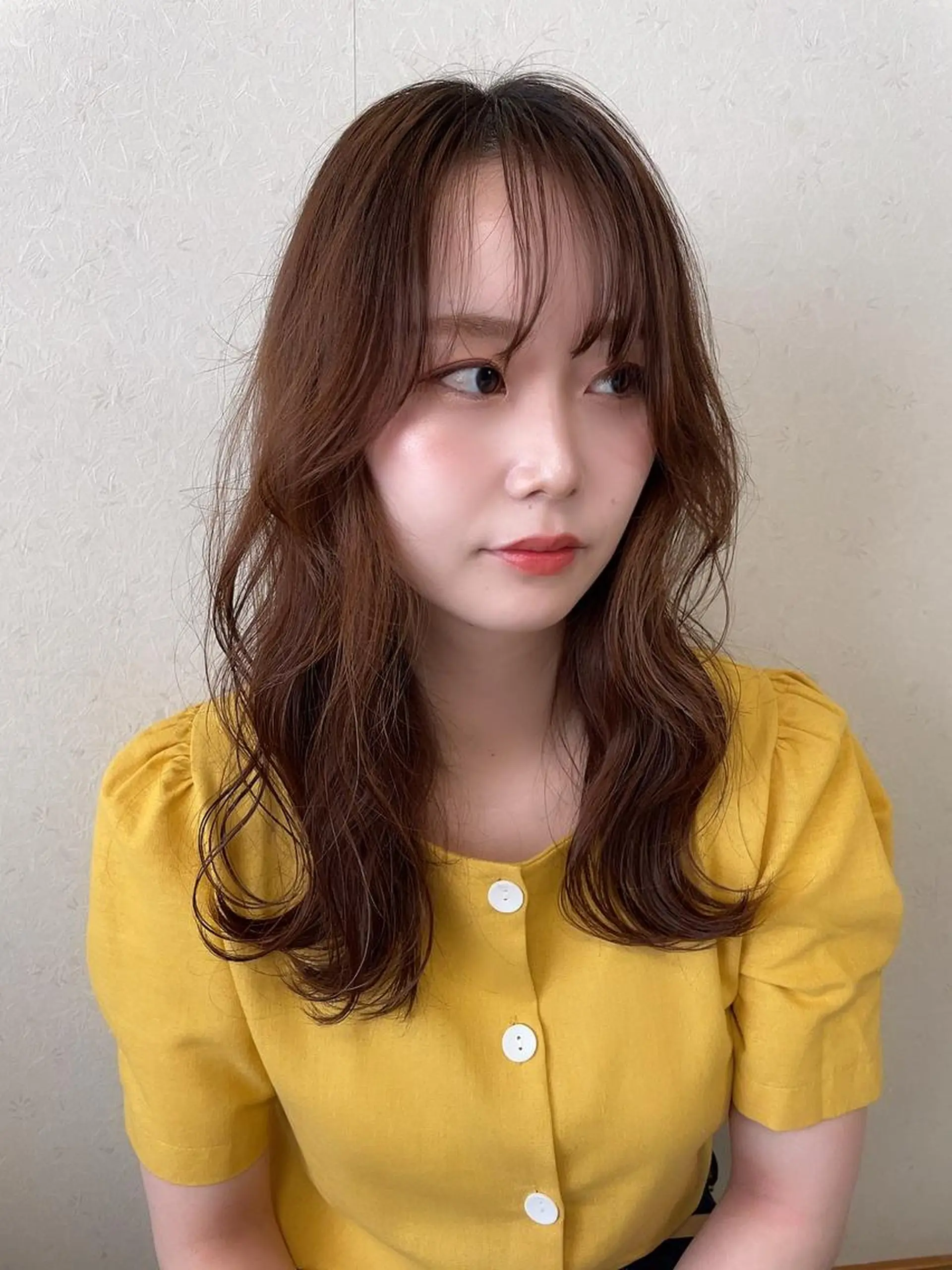 セミロング ヘアカラー トリートメント cond.hair salon所属・topstylist ユヒャンのヘアスタイル