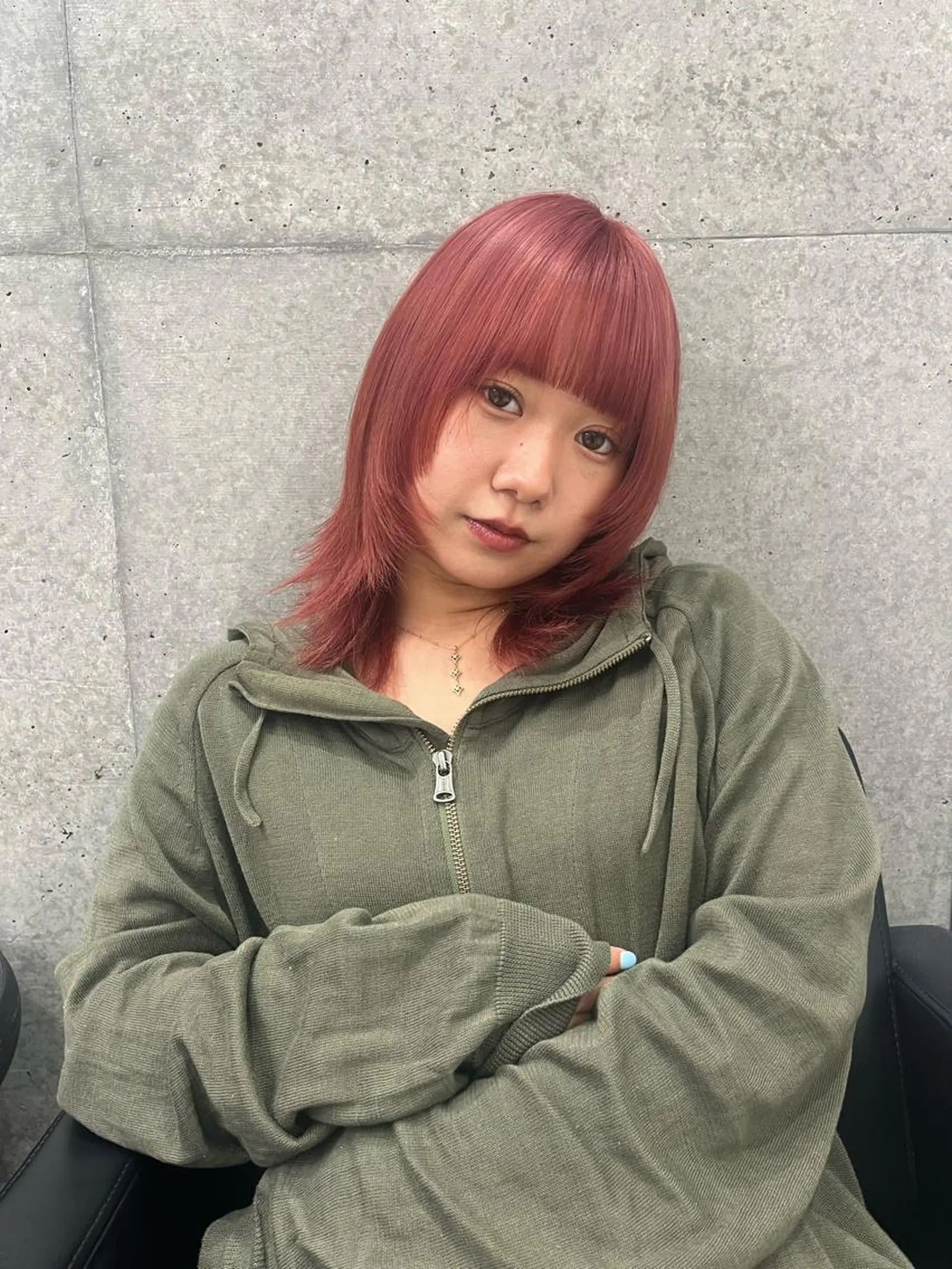 ミディアム カラー ヘアカラー @kyoniyy KYONIのヘアスタイル