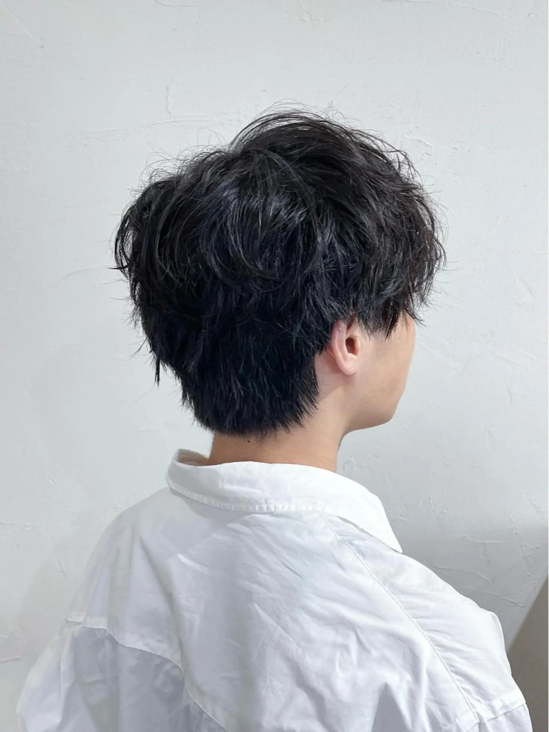 ショート メンズ マッシュウルフ マッシュ メンズパーマ メンズウルフカット ショートヘア かんばら りょーいのヘアスタイル