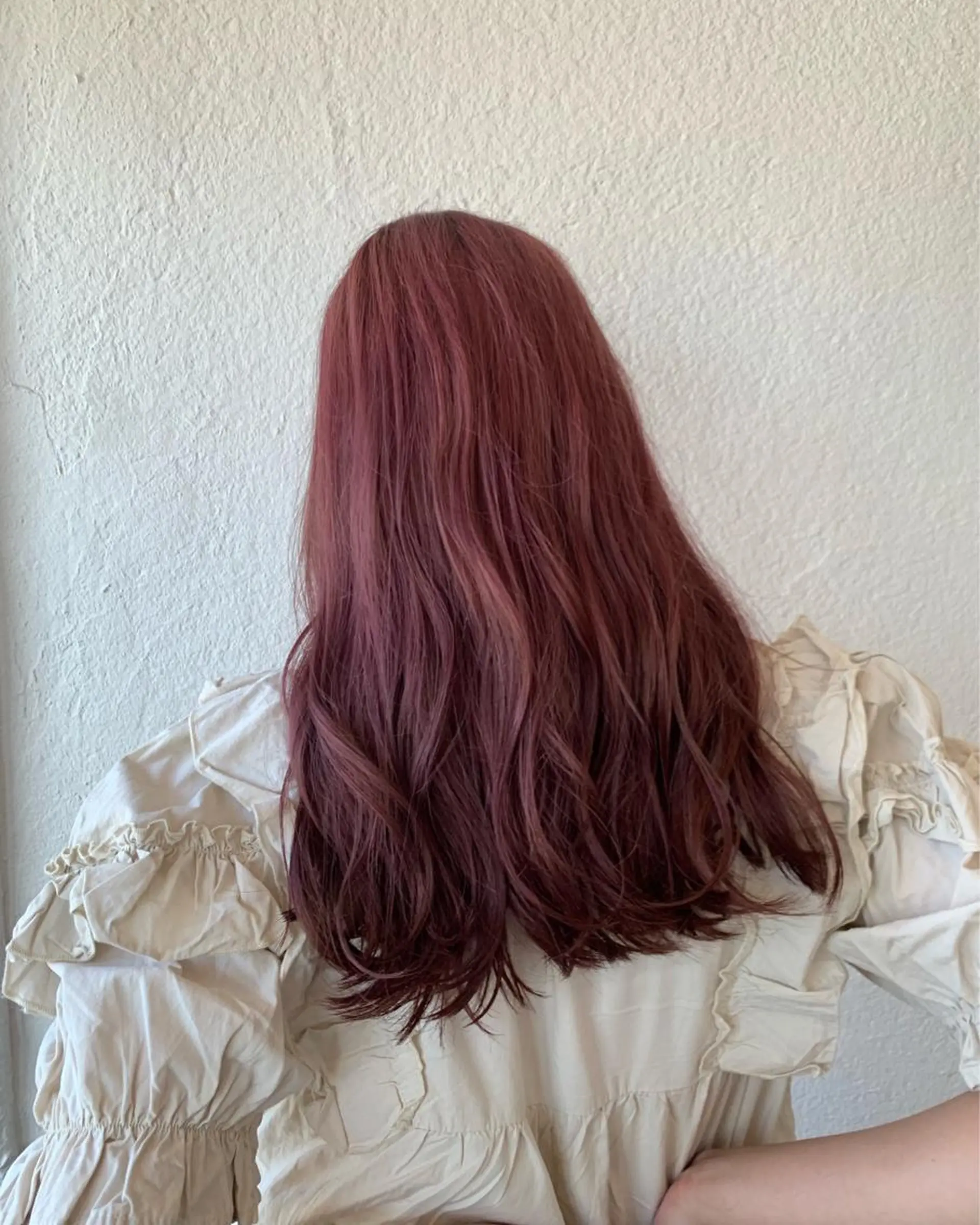ロング カラー ヘアアレンジ ブリーチ ピンクカラー ヘアカラー ETERNAL所属・透明感カラー🌛 reikaのヘアスタイル