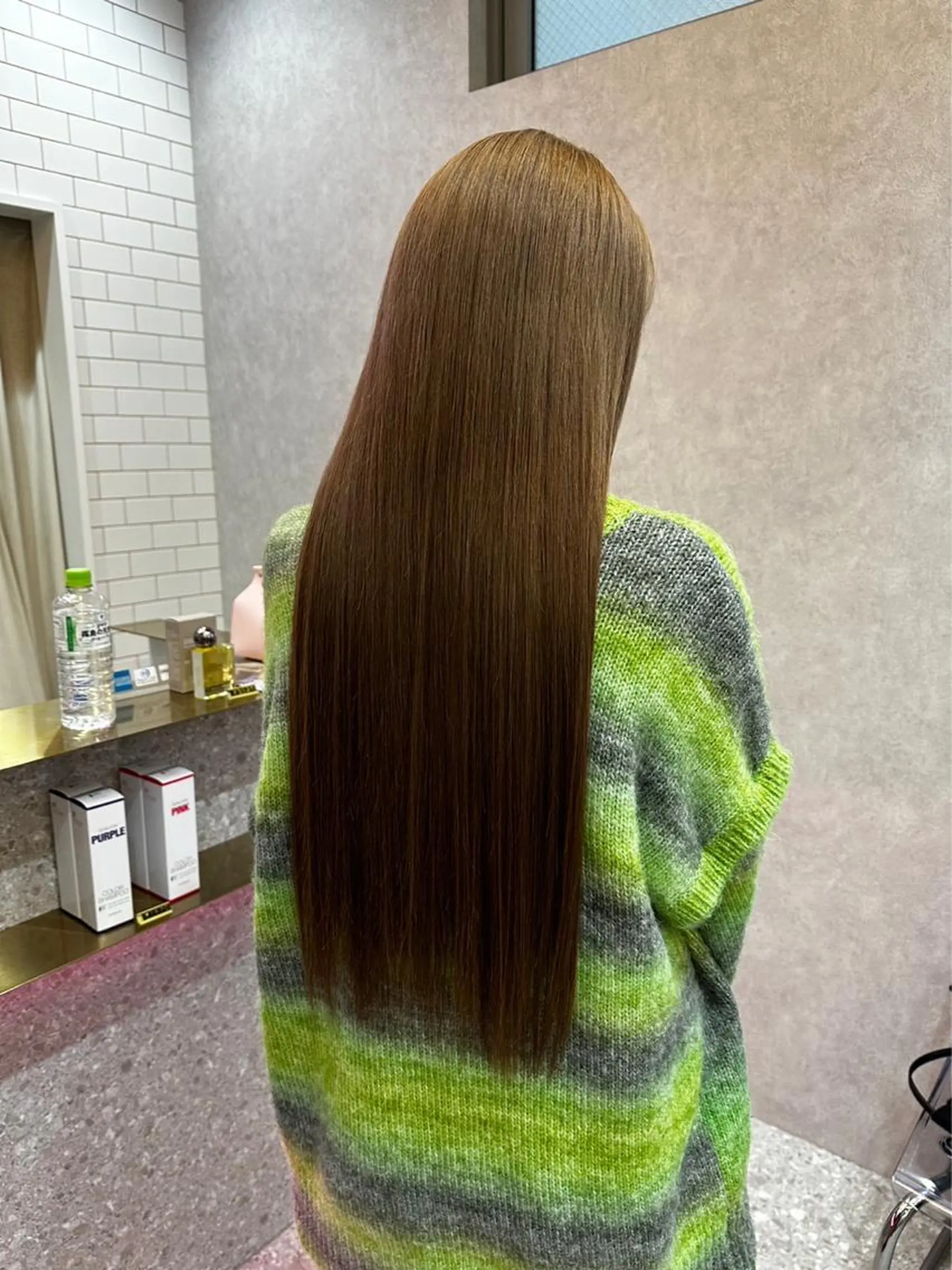 カラー カット ヘアカラー トリートメント 【いっせい】ブリーチ 無しＷカラー×カットのヘアスタイル