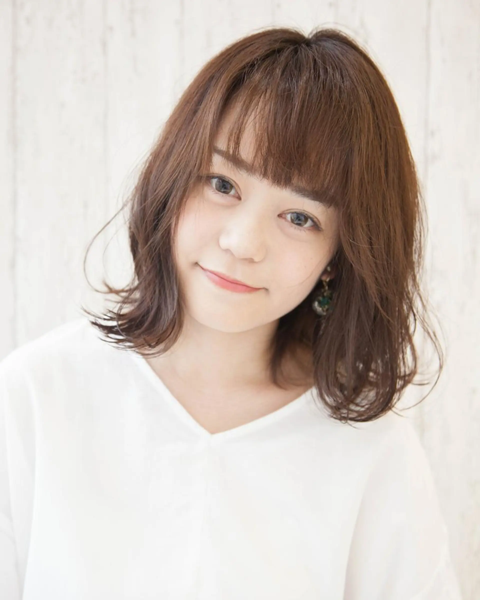 ミディアム カラー パーマ 🌕艶髪hair高野 竜🌕のヘアスタイル