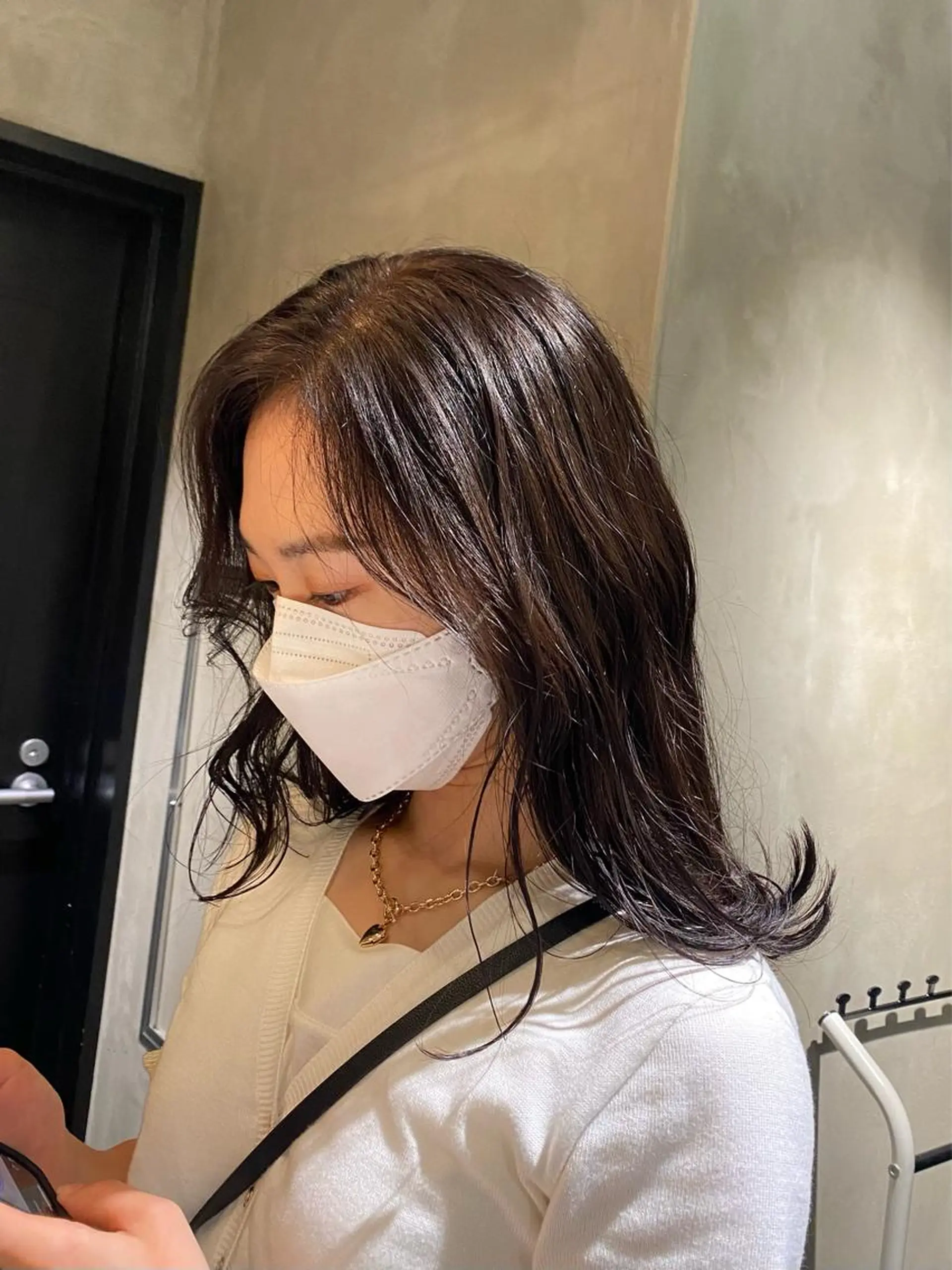 セミロング カラー デザイン/アレンジ ❤︎イシイレイのヘアスタイル