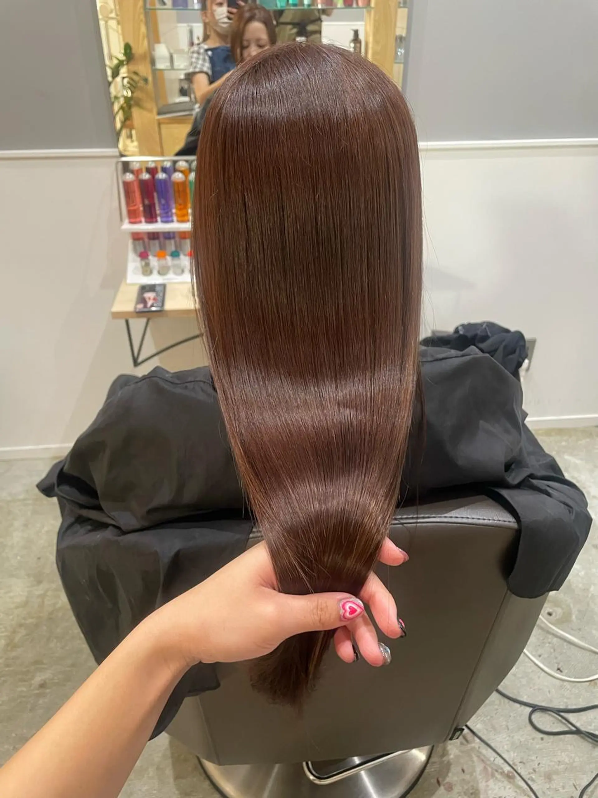 ロング カラー ヘアカラー トリートメント miloc那覇 MIKUのヘアスタイル