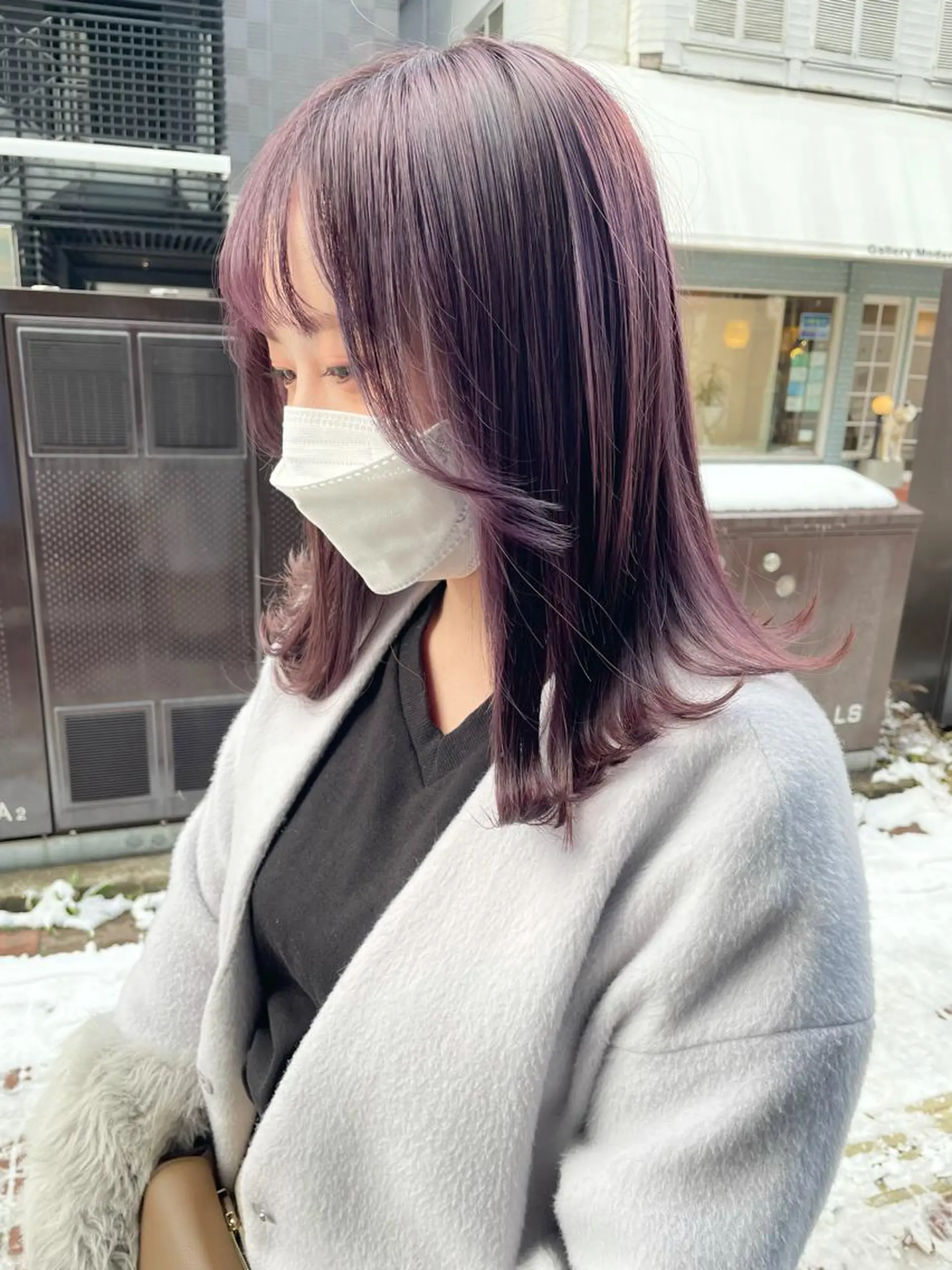 ミディアム カラー ヘアカラー トリートメント 佐藤 魁人のヘアスタイル