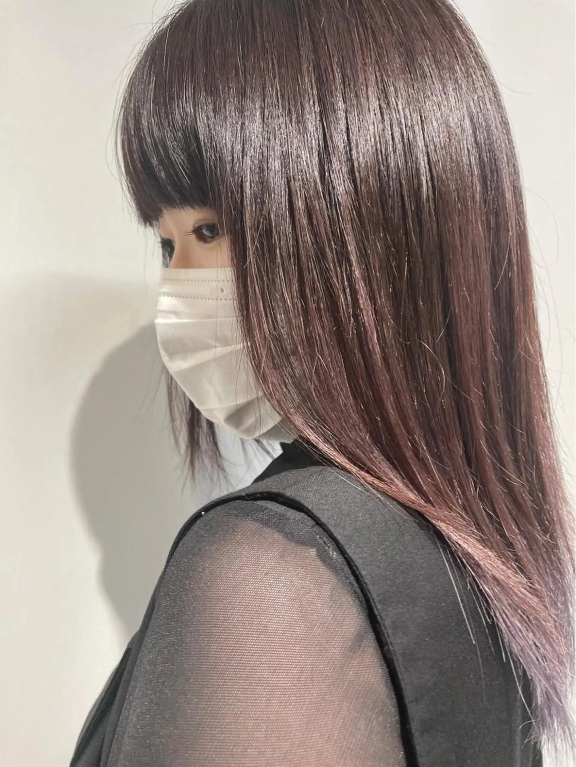 ロング カラー ブラウンカラー ピンクカラー ピンクブラウン TONI&GUY   EBISU所属・無料カットモデル募集 / Natsukiのヘアスタイル