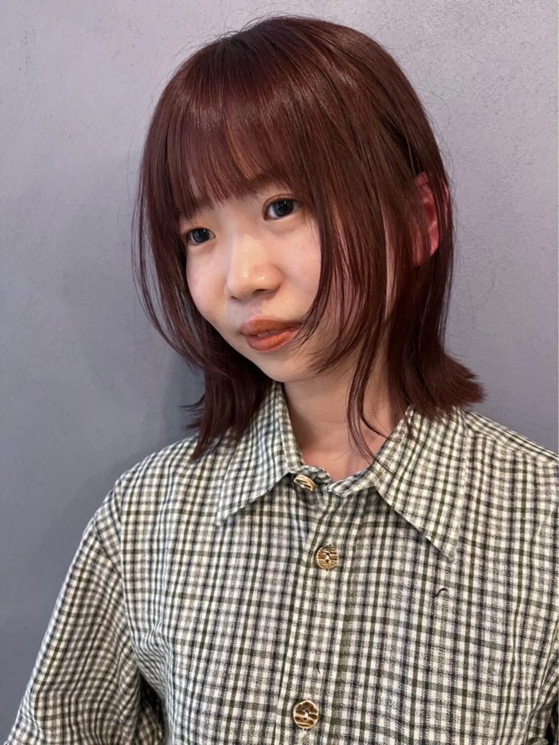 ミディアム KOCHAB 中村穂風のヘアスタイル