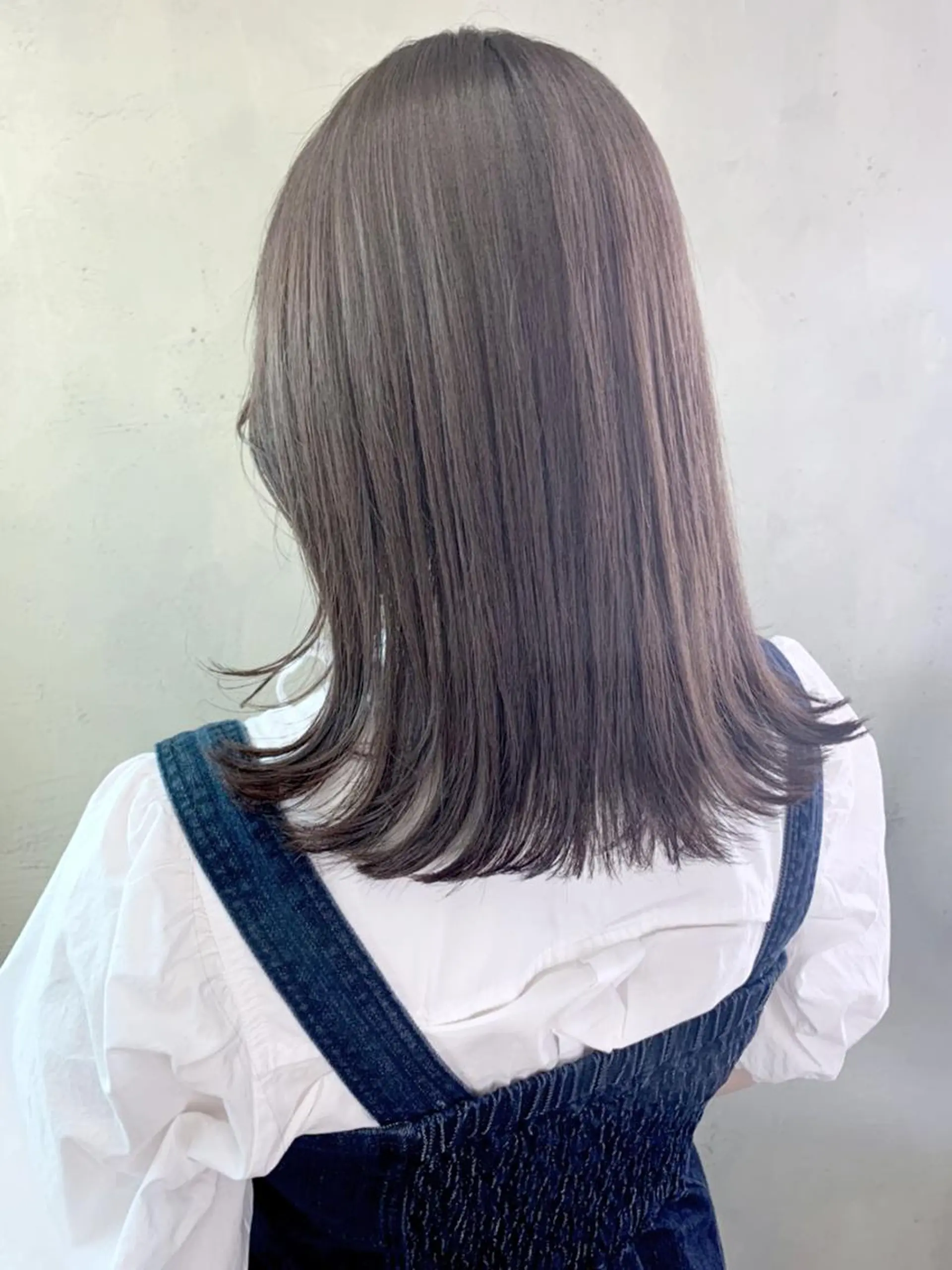 ミディアム カラー パーマ ヘアアレンジ ベージュカラー ITbyALBUM 松戸のヘアスタイル