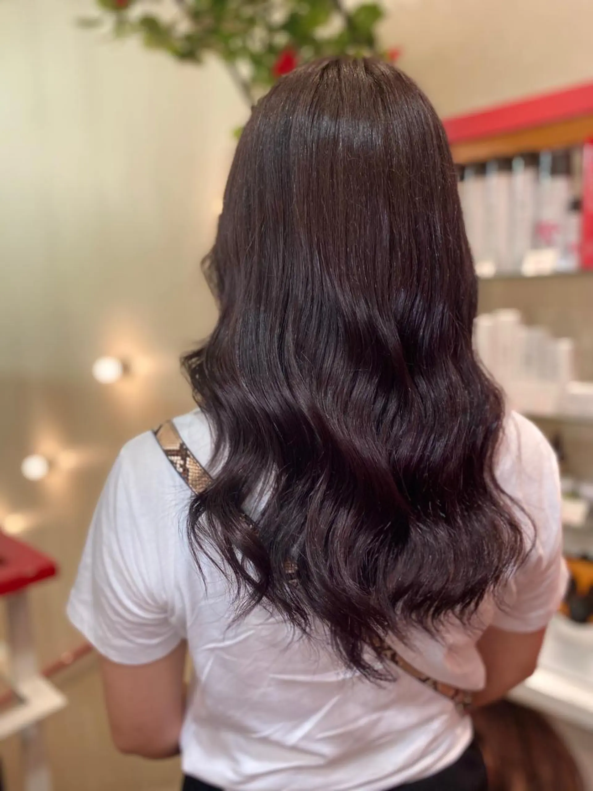 セミロング ラベンダーブラウン ヘアカラー ゆぴ☾‪/推しカラー /ハイトーンのヘアスタイル