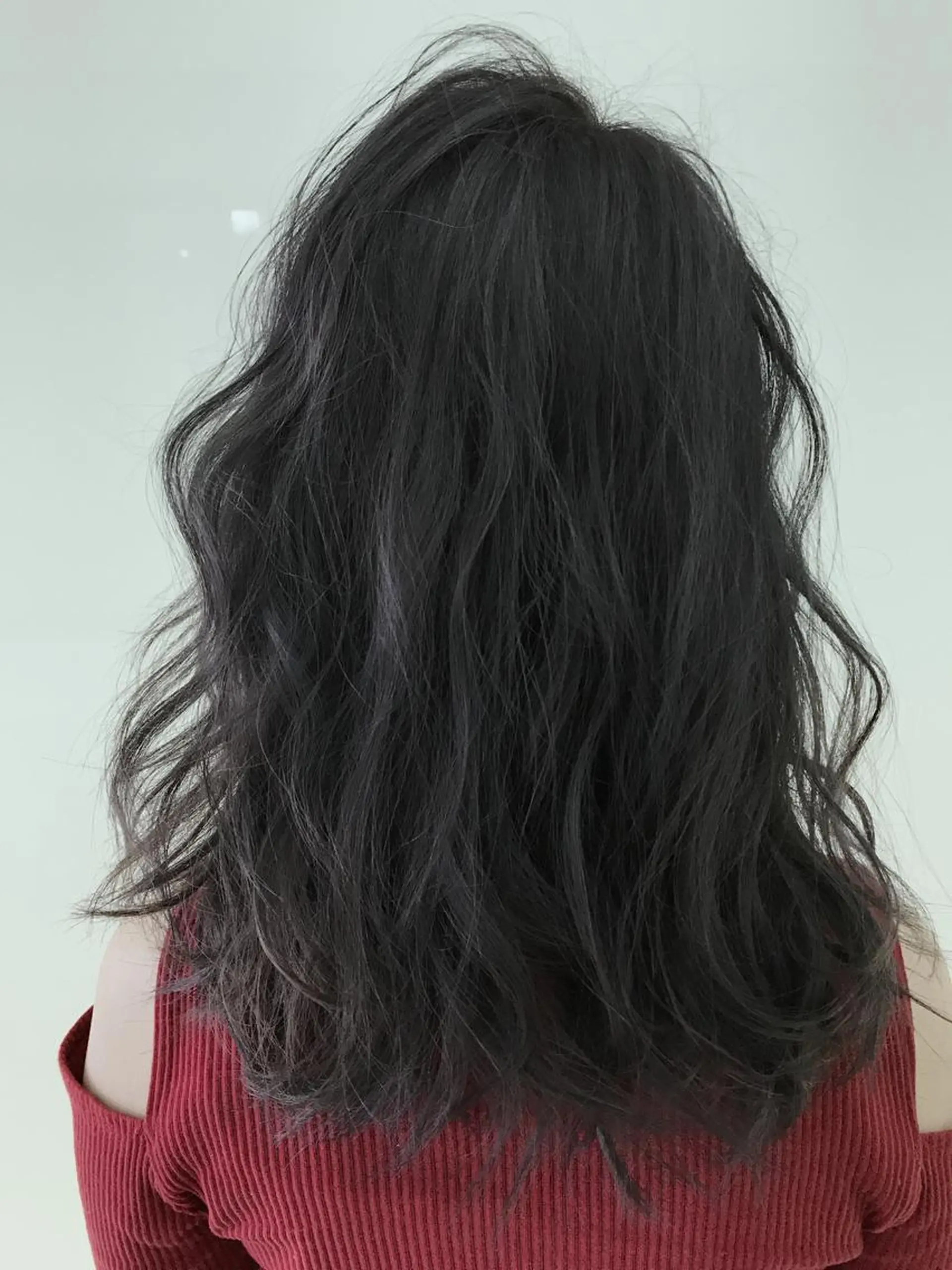 セミロング カラー ブルーカラー ブルーグレー Lee枚方所属・今里 弘樹のヘアスタイル