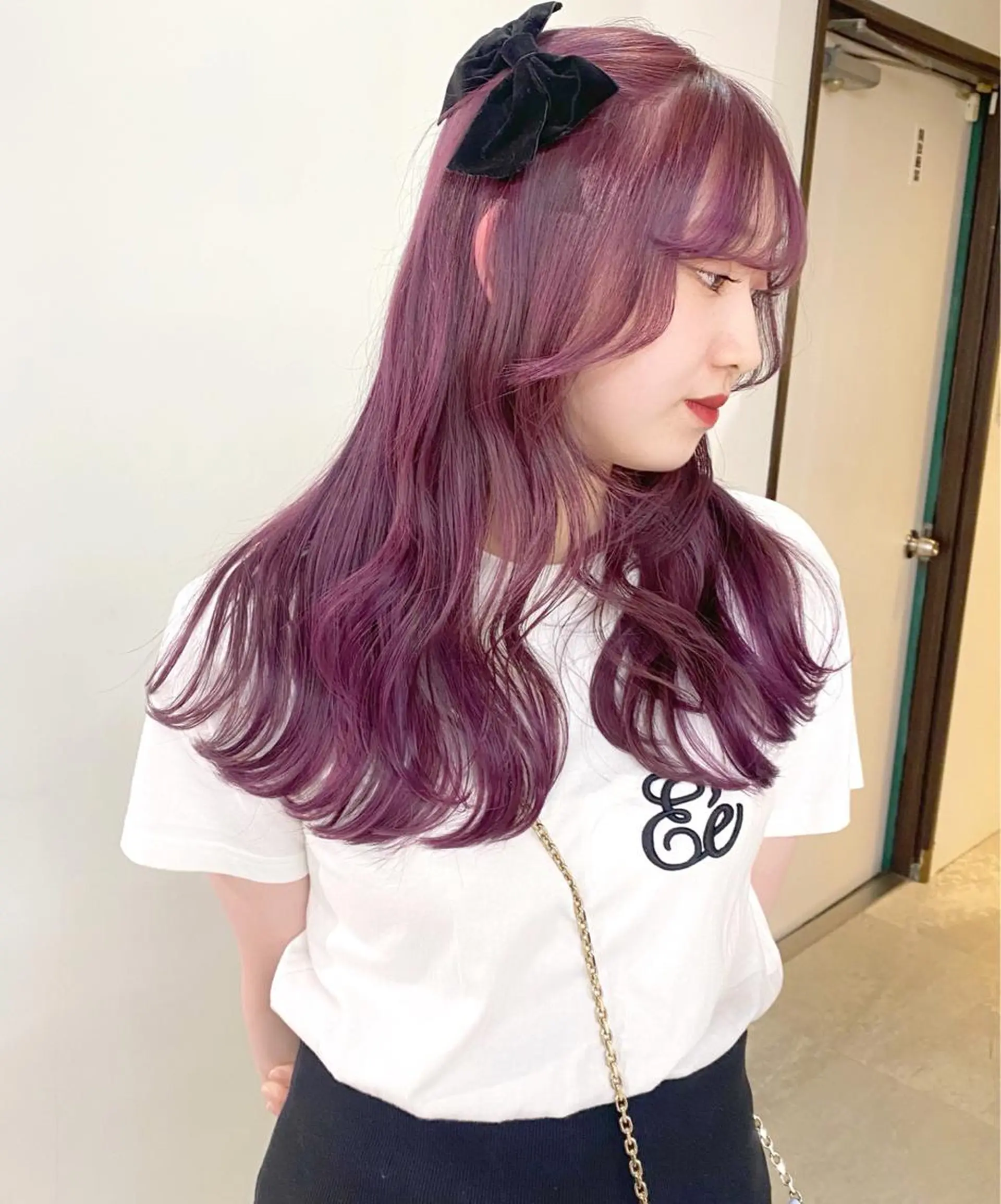 カラー ベージュカラー ヘアカラー mizuki/ピンク ベージュ.レイヤーのヘアスタイル