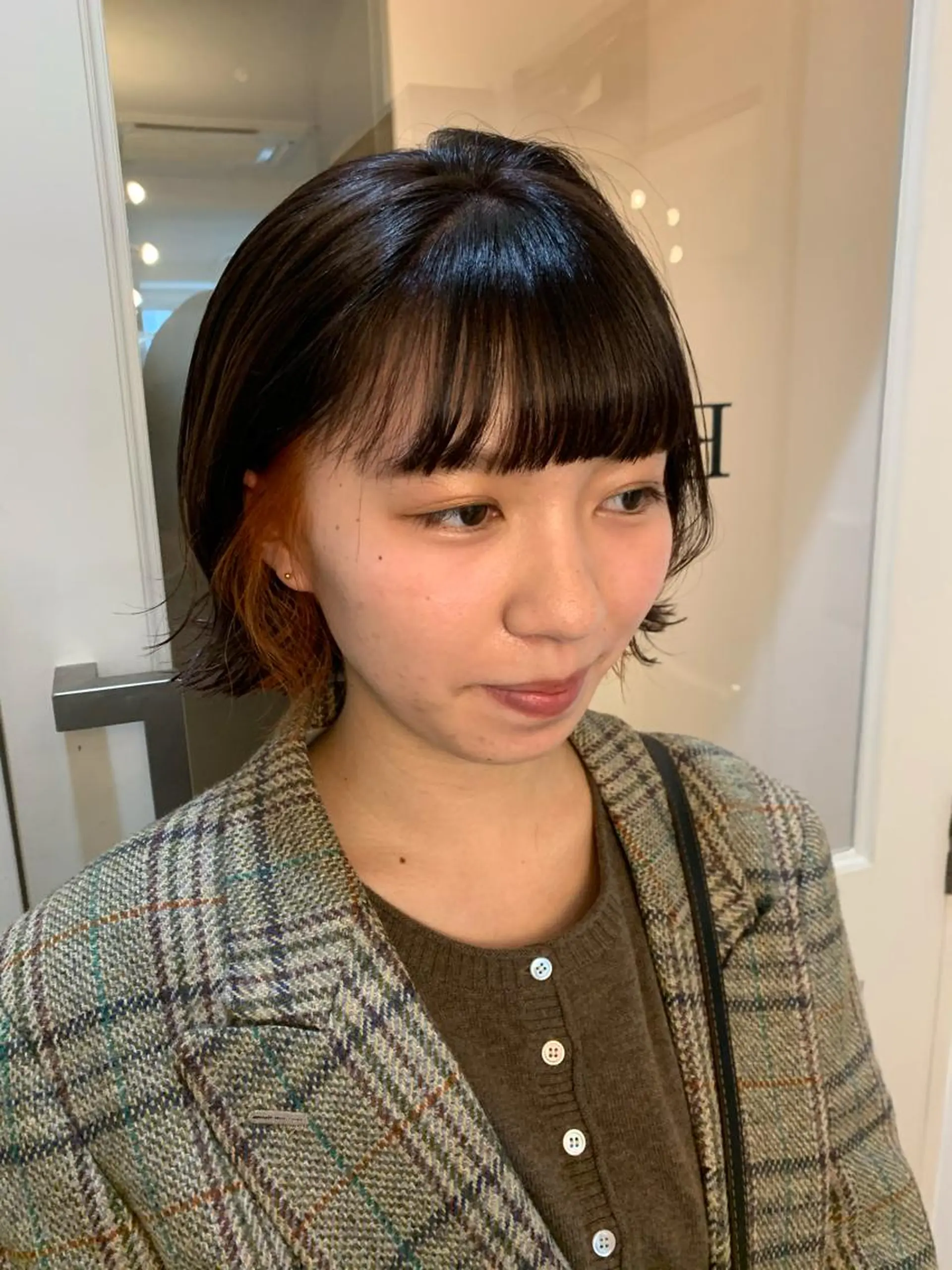 ショート GO TODAY SHAIR SALON 梅田NU茶屋町店所属・田中成美/レイヤー カット/透明感カラーのヘアスタイル