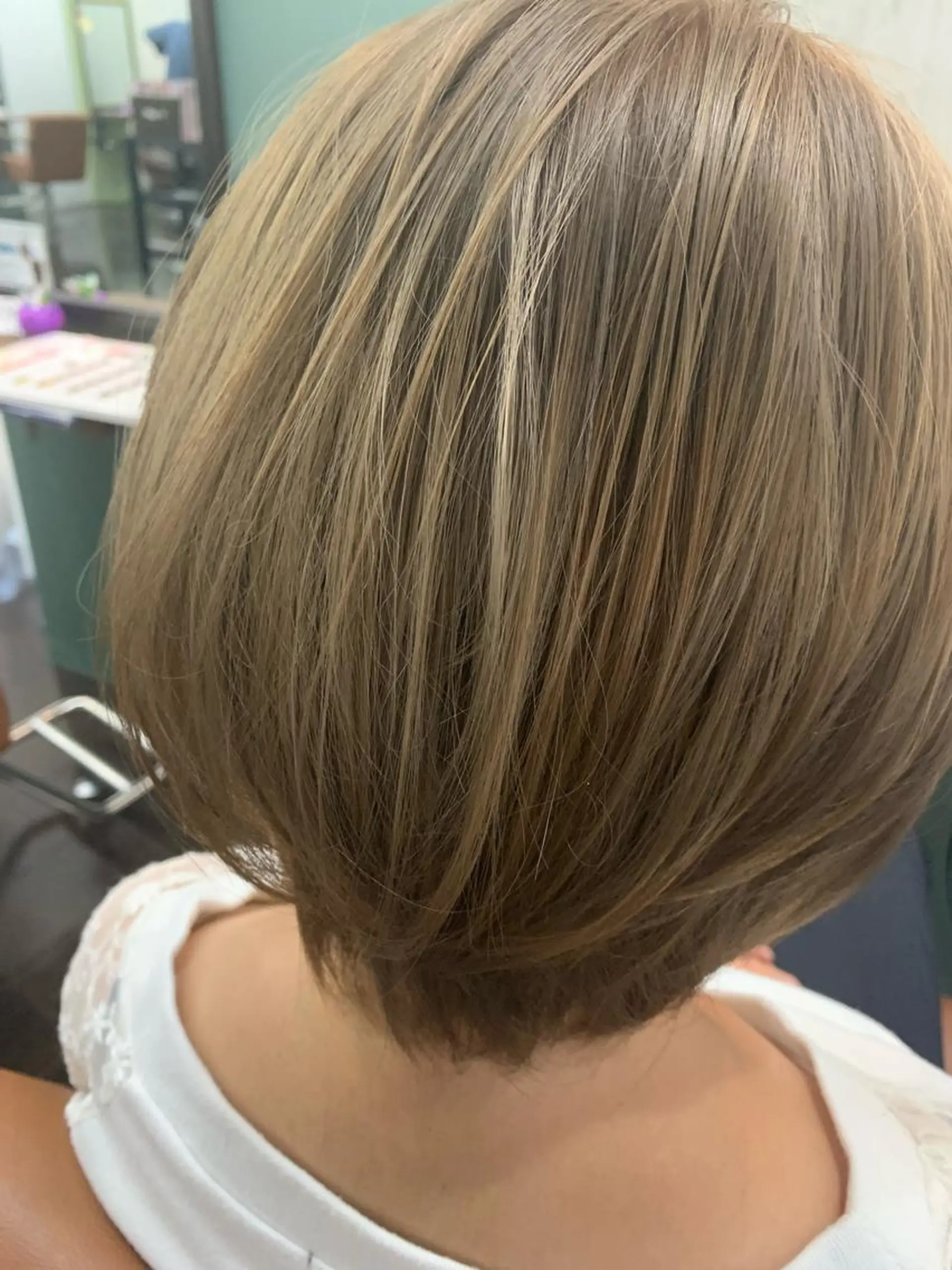 ショート ヘアカラー トリートメント 永田 よしはるのヘアスタイル