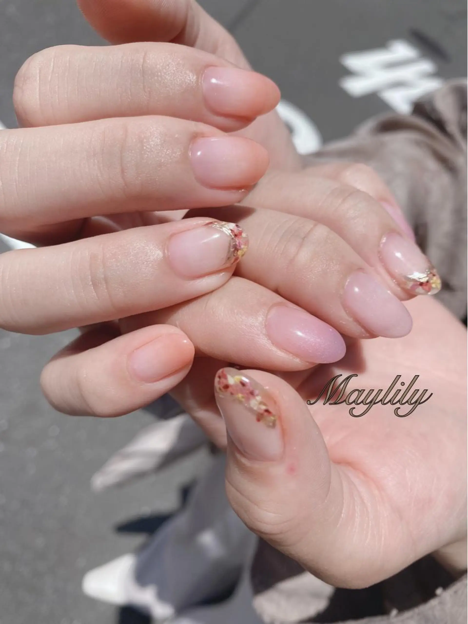 ネイル 持ち込み ハンドネイル Nail salon Maylily所属・Nail salon Maylilyのネイルデザイン