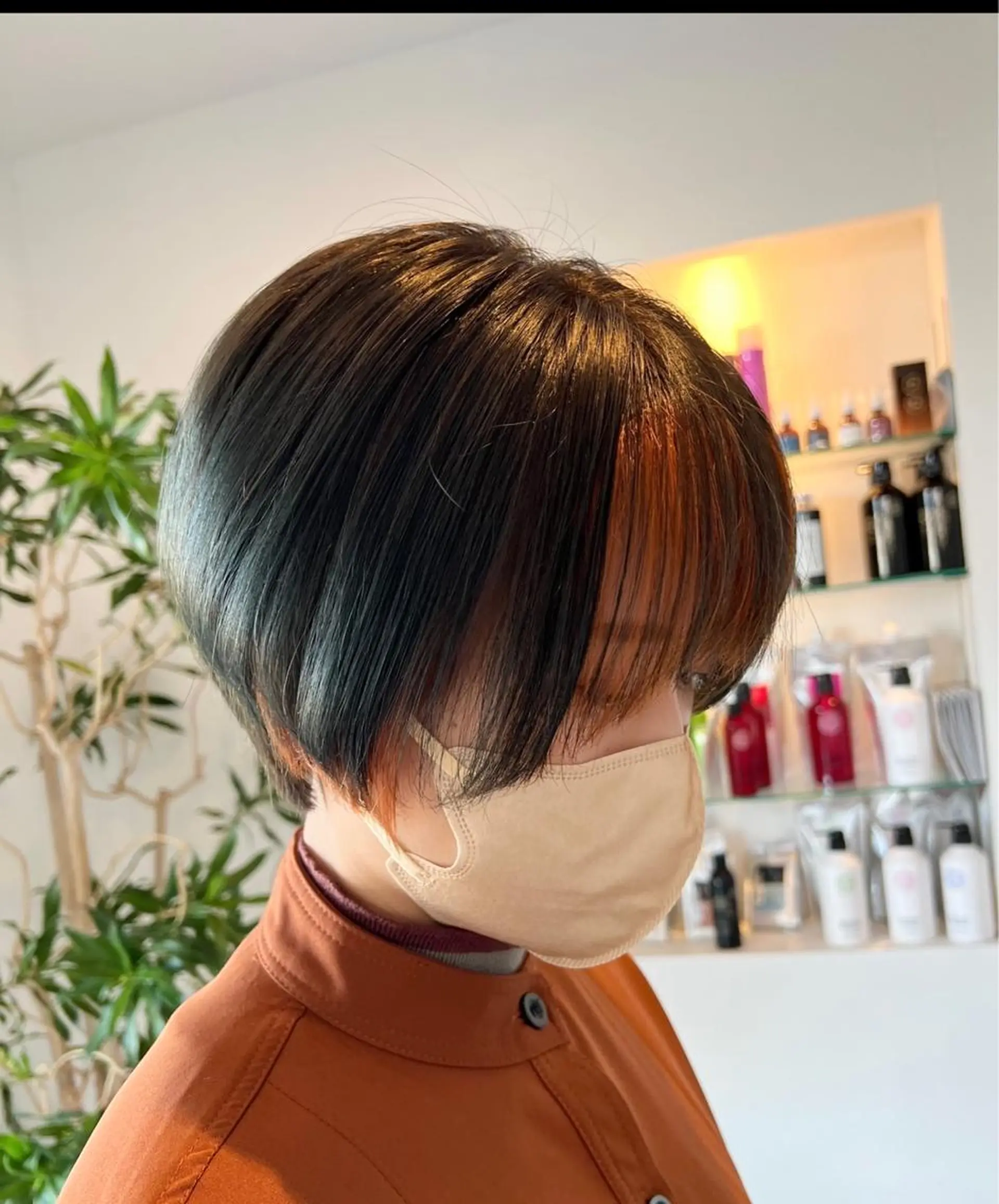 ショート カット ヘアカラー トリートメント 三好 達也のヘアスタイル