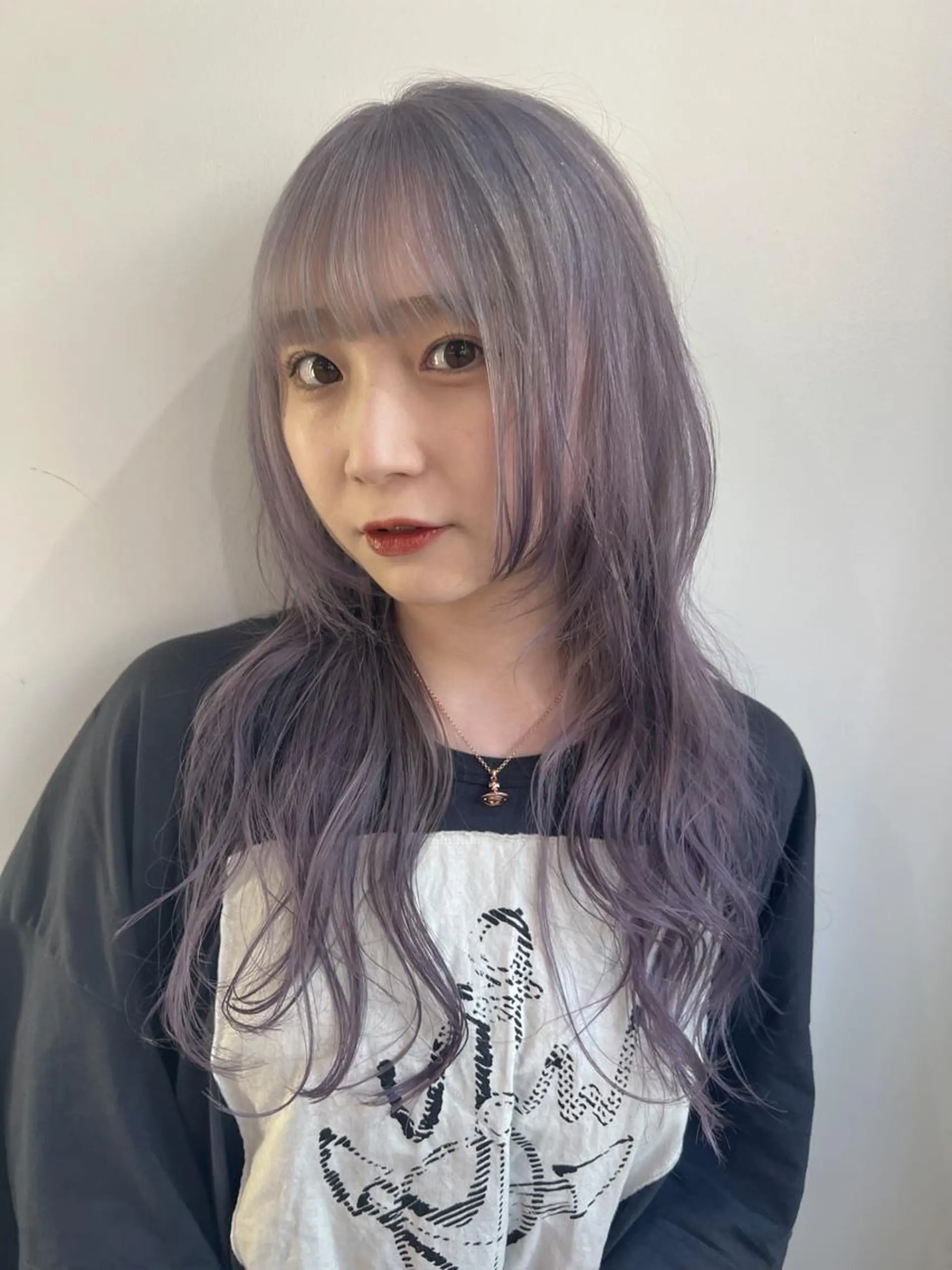 セミロング カラー ヘアアレンジ 🧨ブリーチー×ボブ レイヤー💎じゅえるのヘアスタイル