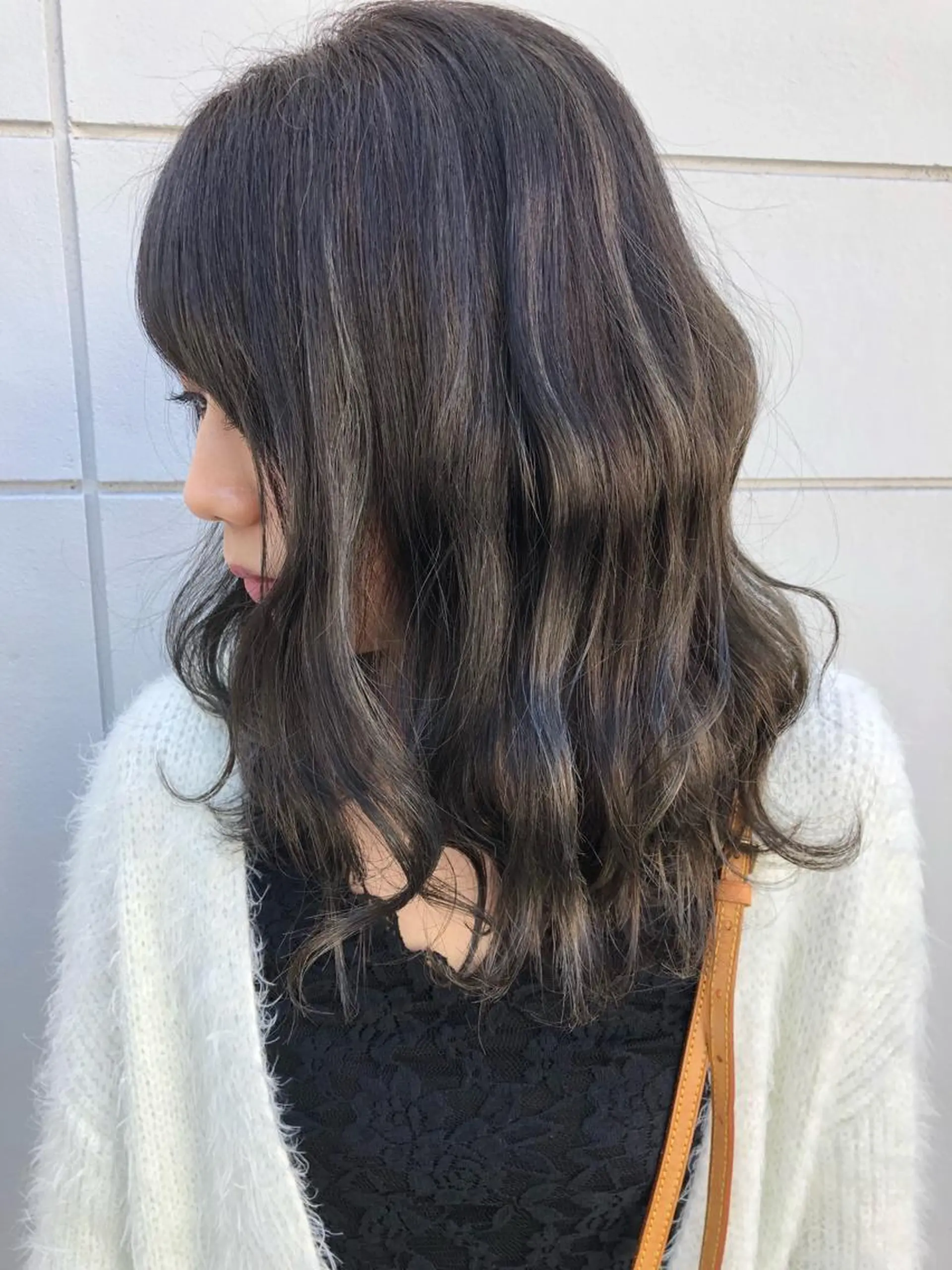 セミロング ハイライト 髪質改善特化【荻窪】 RYOTOのヘアスタイル