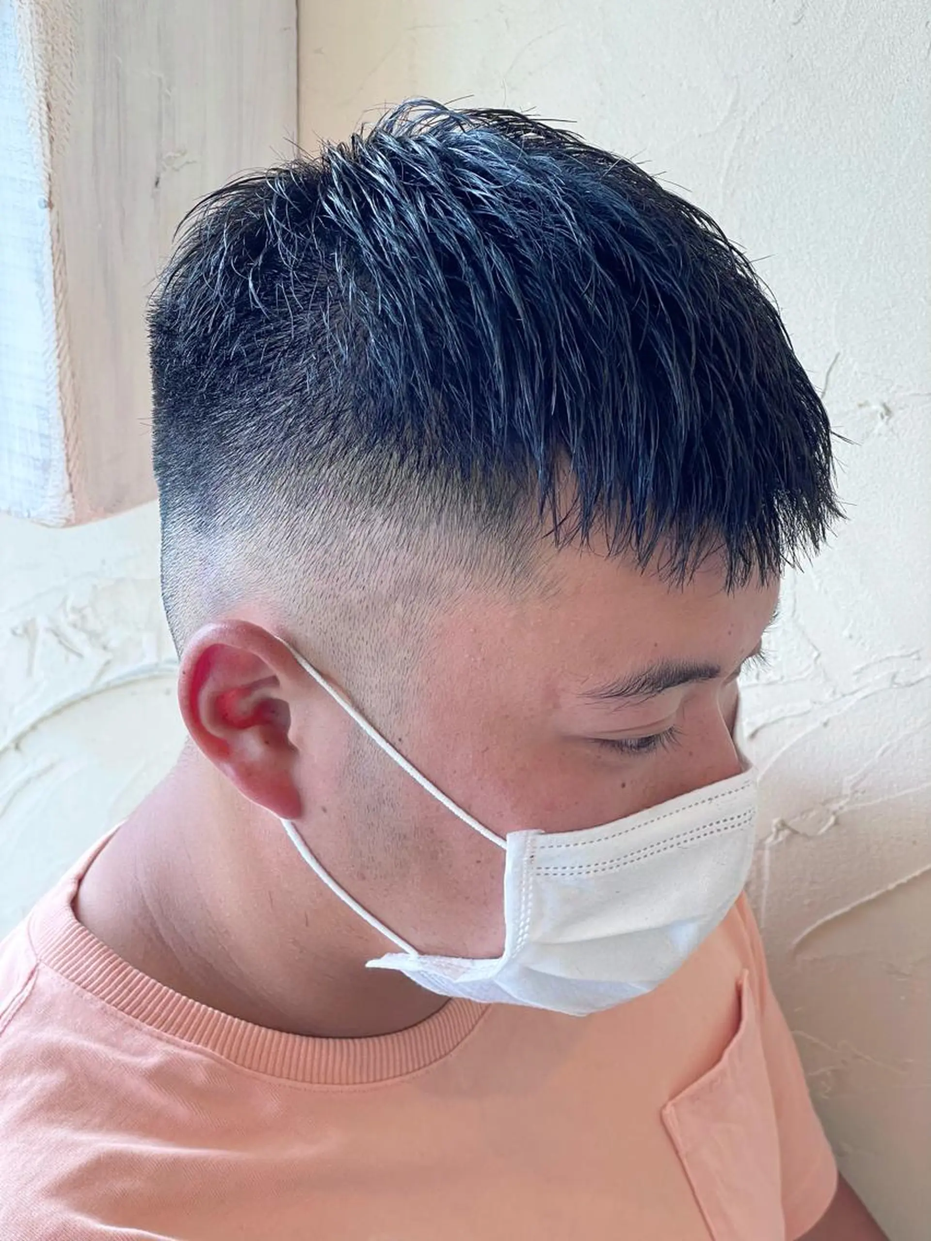 ショート メンズ フェードカット メンズ特化/パーマ指 名No.1/百瀬太郎のヘアスタイル