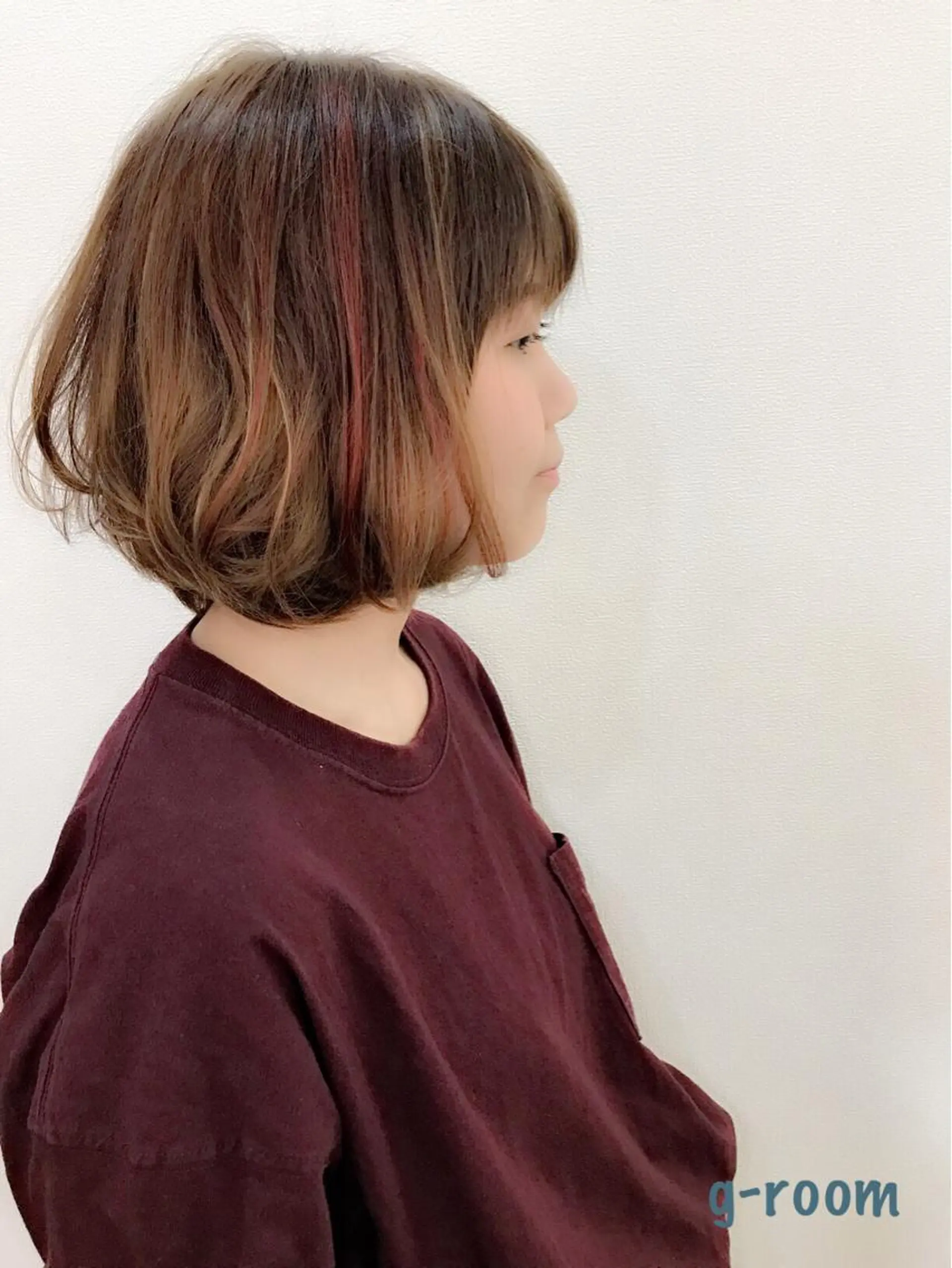 ショート カラー グラデーションカラー レッドカラー 外国人風カラー Hair Salon g-room所属・大山 雅矢のヘアスタイル