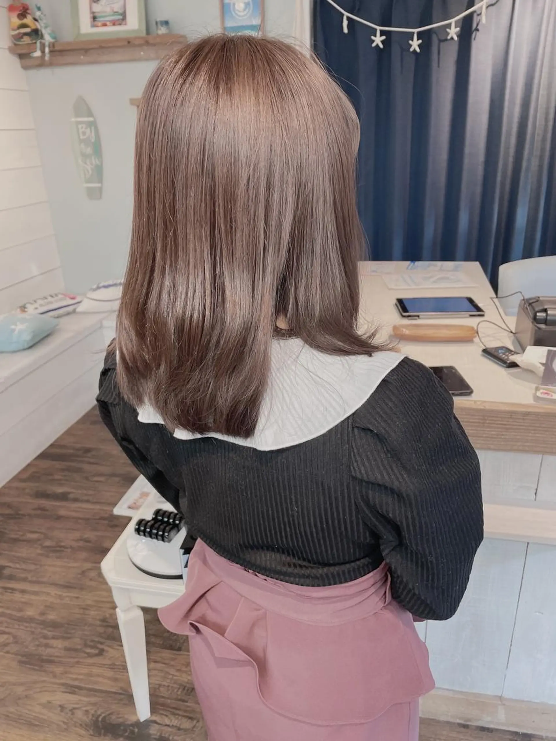 ミディアム salowin 原宿店所属・髪質改善ULTOWA 縮毛矯正モリムラのヘアスタイル