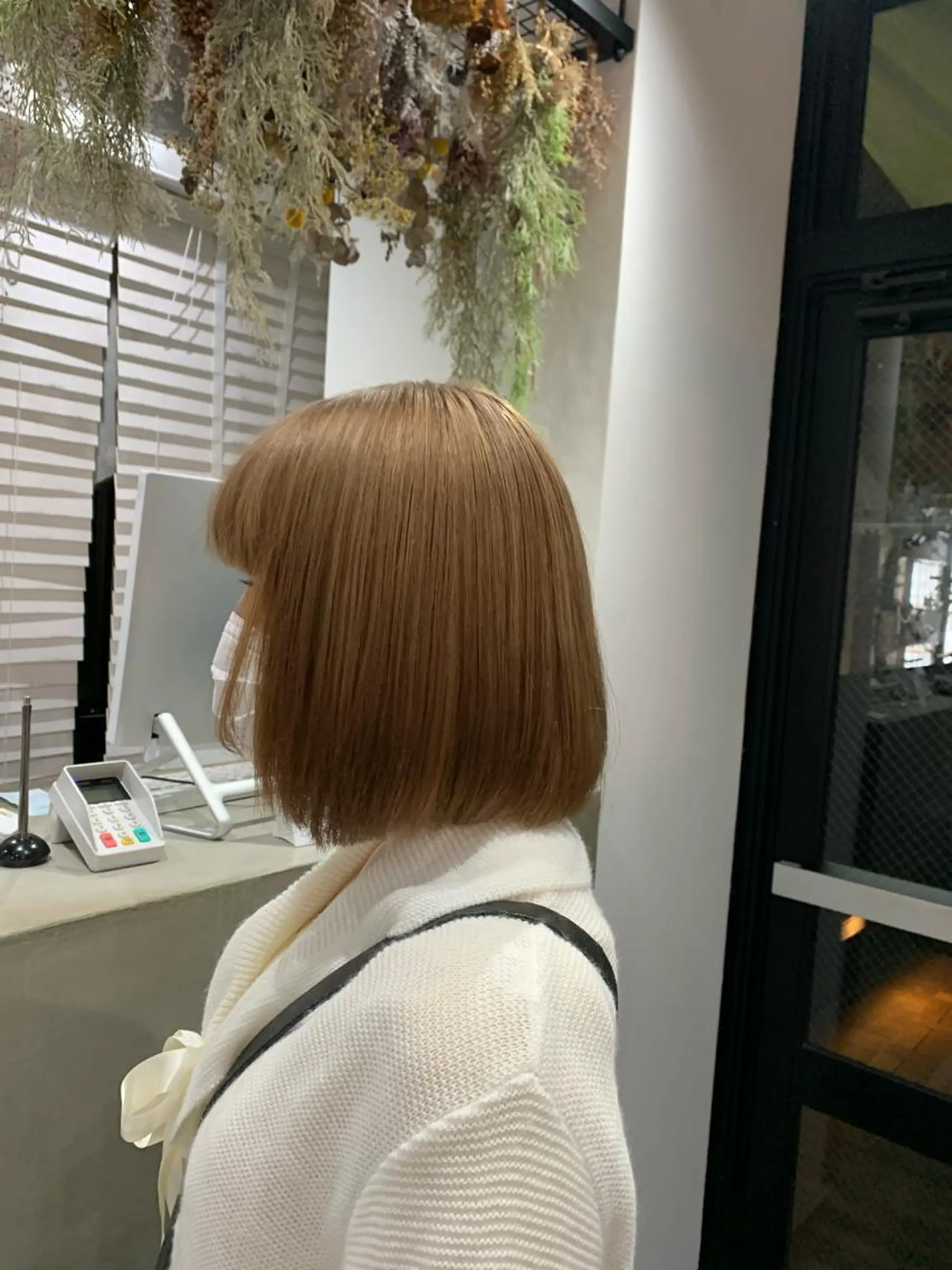 ミディアム カラー ヘアアレンジ ヘアカラー kei/透明感カラー /ベージュ/ブリーチのヘアスタイル