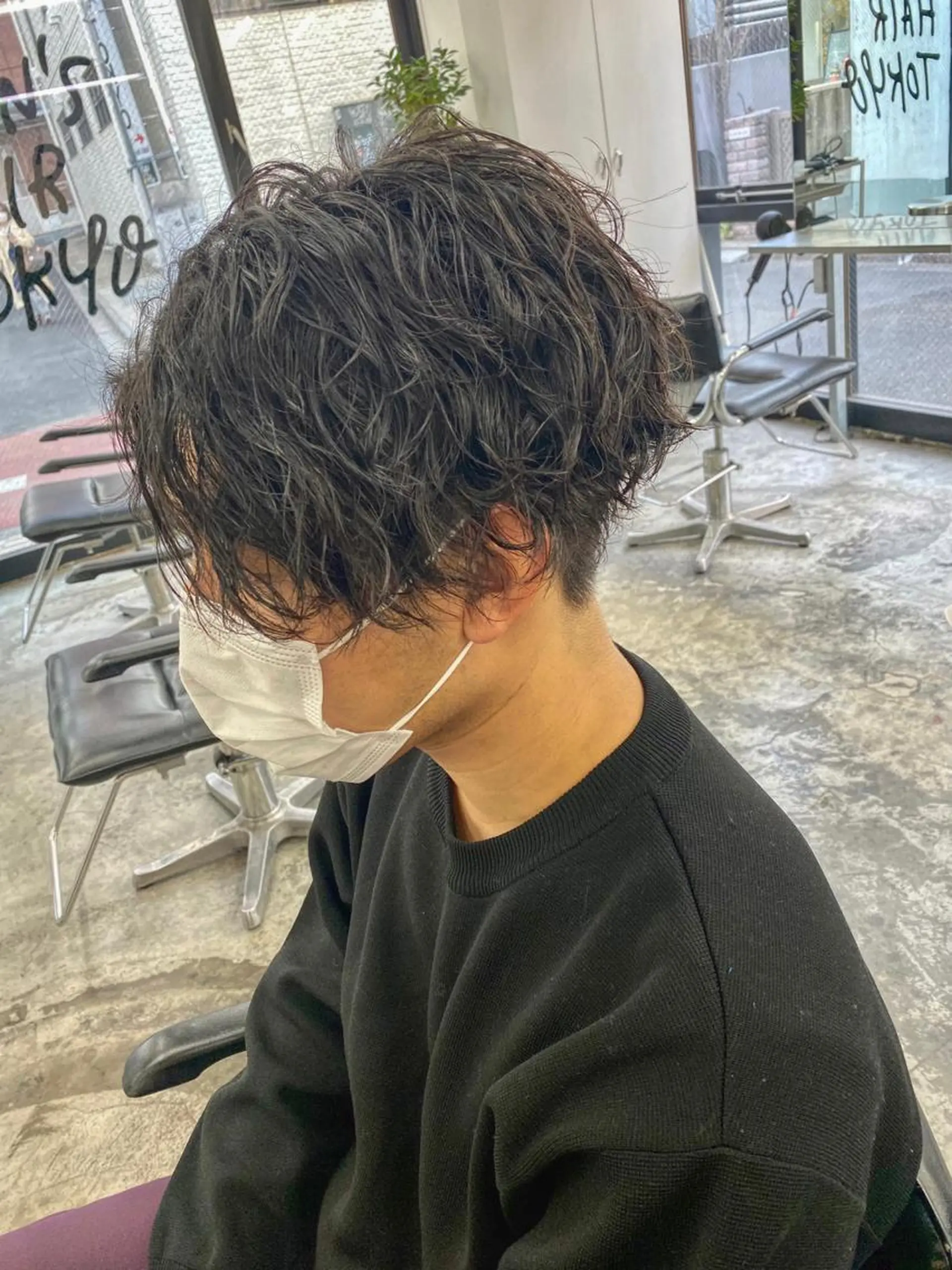 パーマ メンズ カット パーマ トリートメント メンズパーマ特化💇 奥田敦哉のヘアスタイル