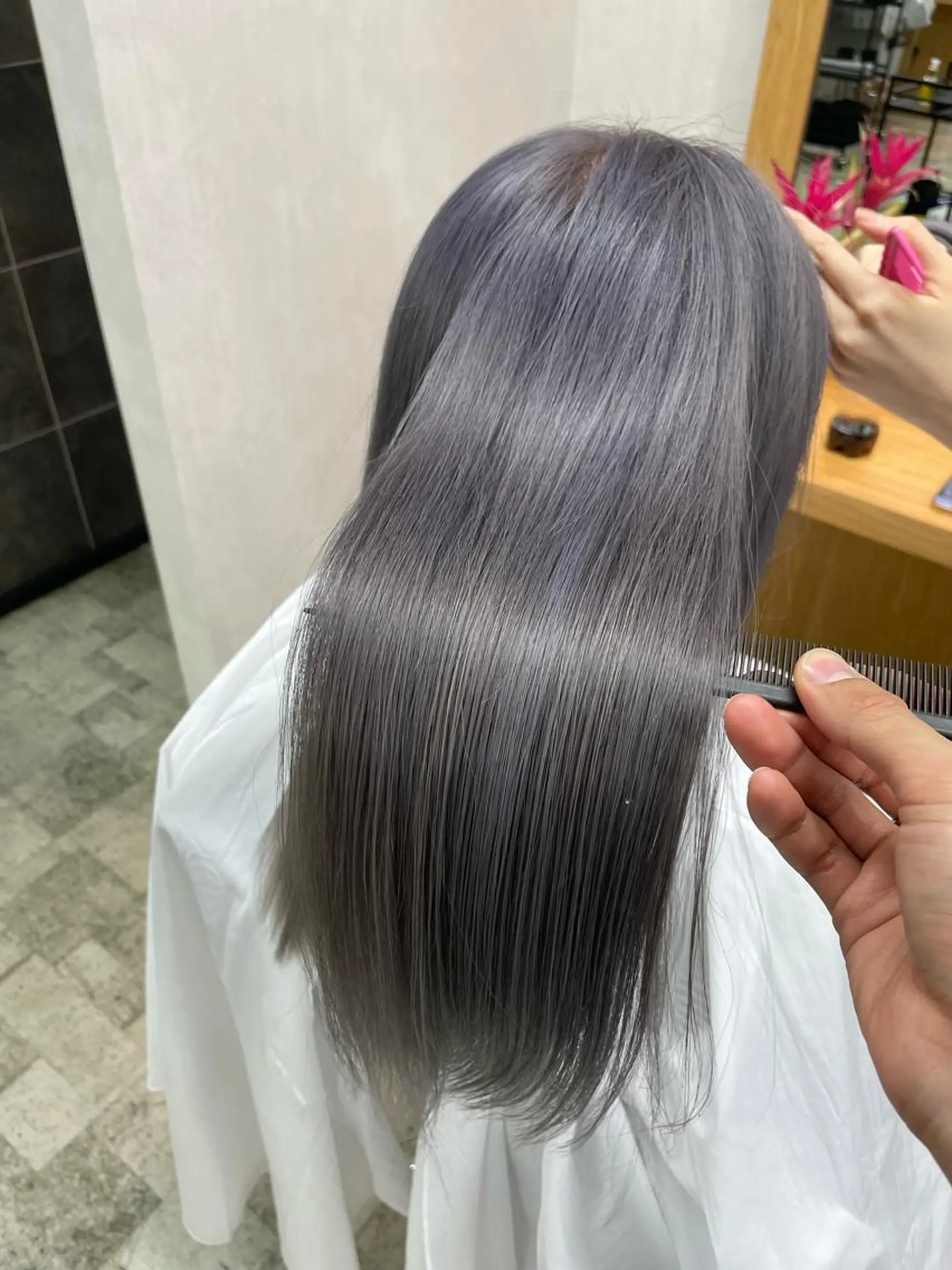 ロング カラー パーマ youres hair はなれ店所属・最高峰🌈髪質改善 縮毛矯正💖後藤のヘアスタイル