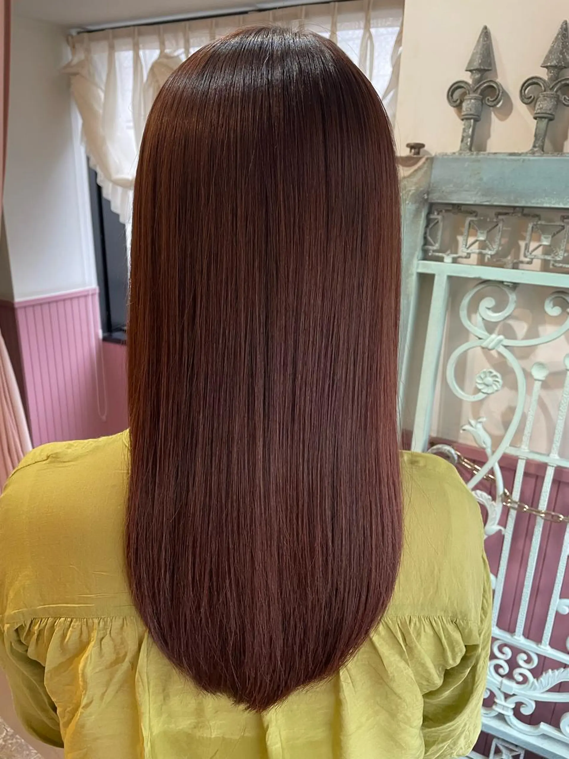 ミディアム カラー パーマ ヘアアレンジ メンズ ヘアカラー トリートメント ヘアセット 表参道Lise おおいしおりのヘアスタイル