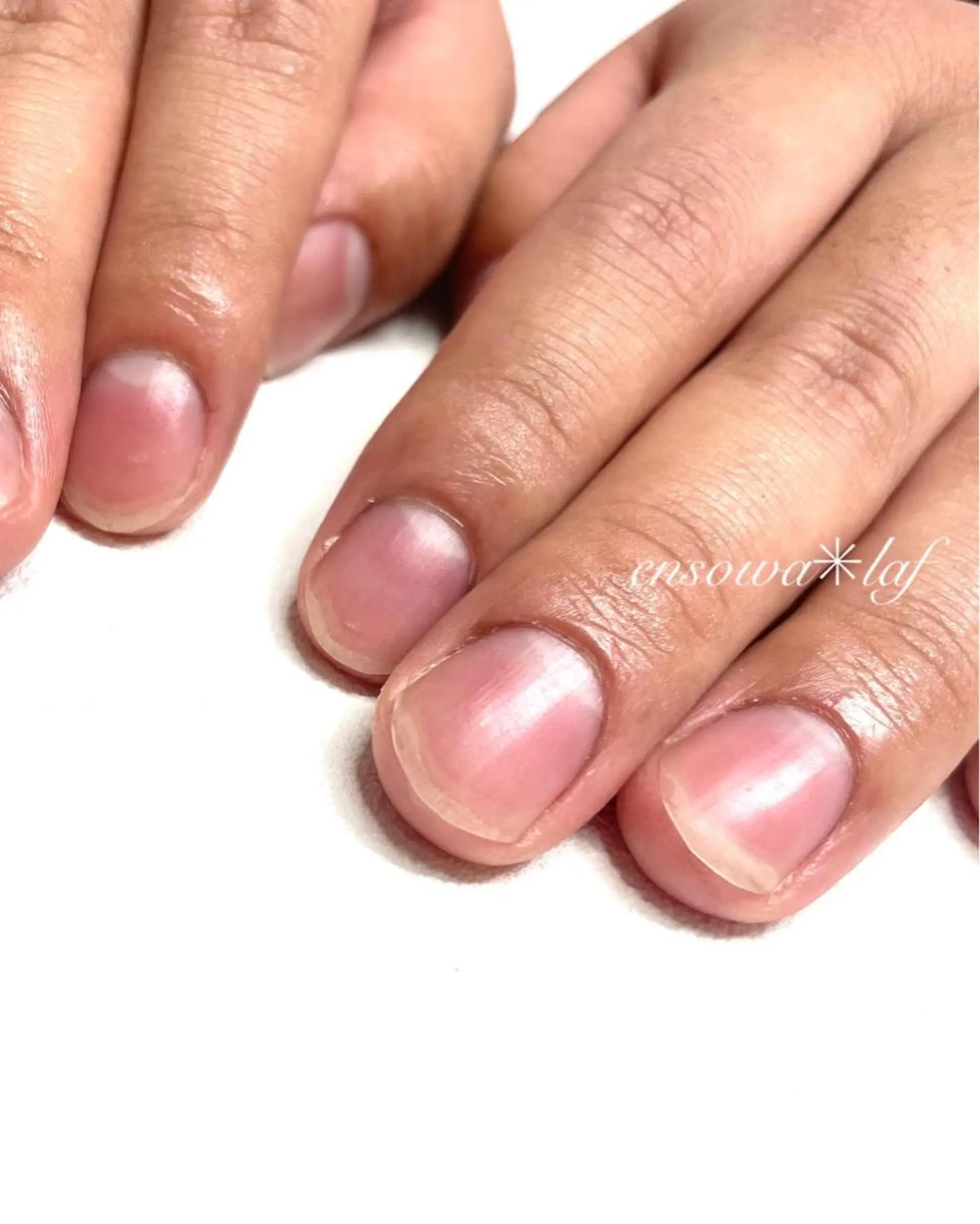 ネイル アートネイル ジェルネイル メンズネイル ニュアンスネイル ワンカラーネイル ensowa✱laf NAILのネイルデザイン