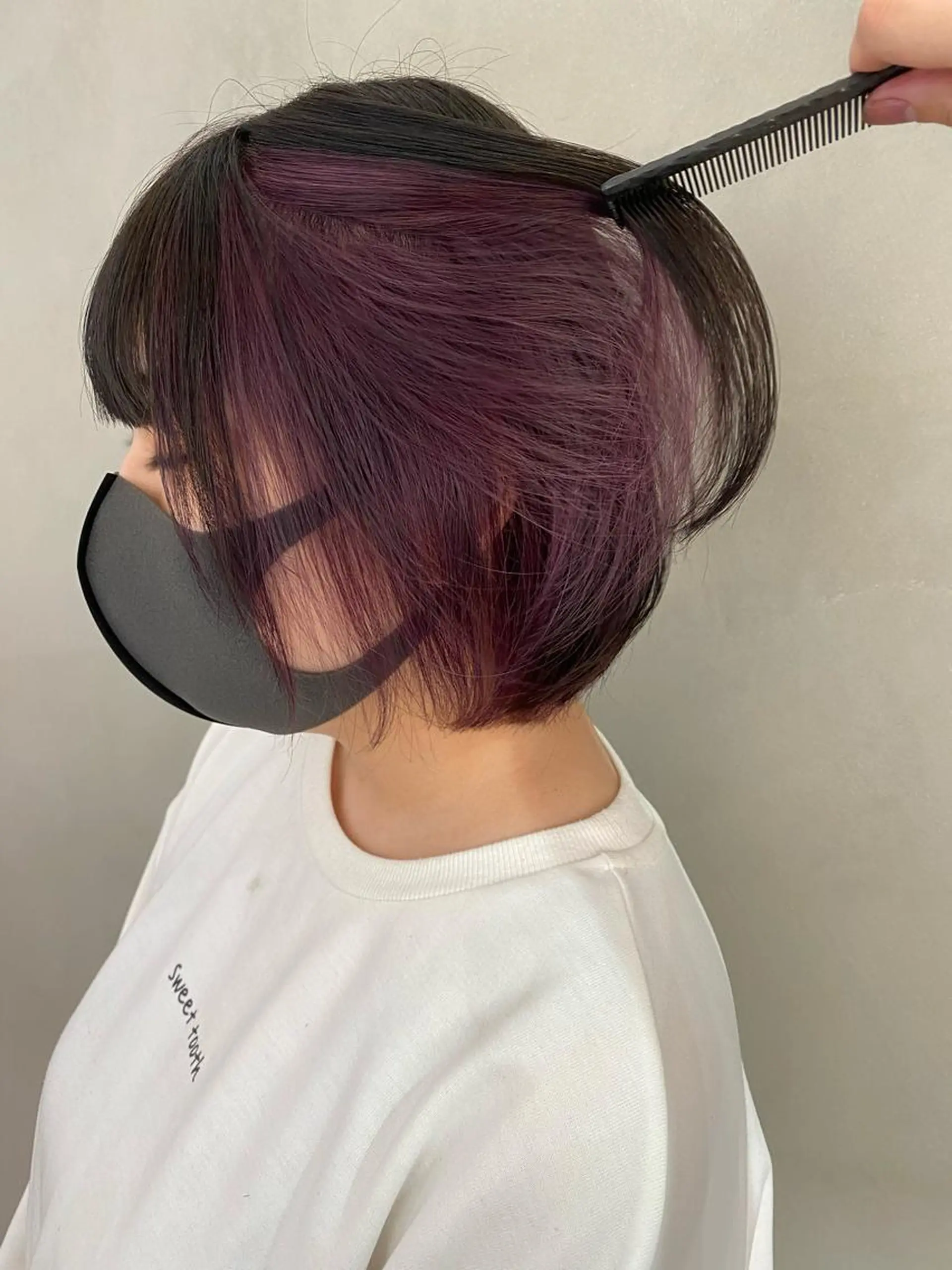 ショート カラー マンツーマン施術🌷 透明感/HIKARIのヘアスタイル