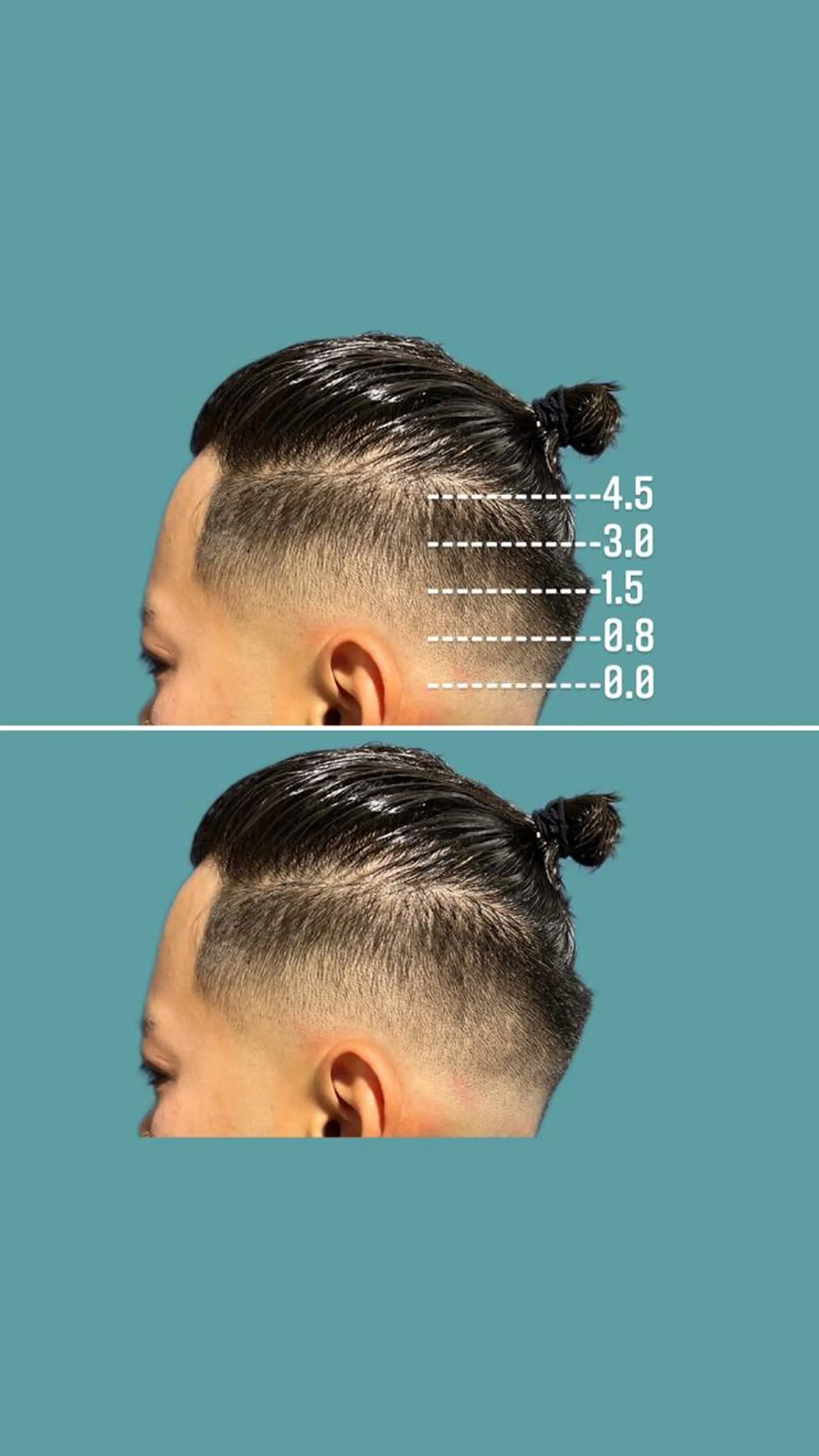 セミロング カラー パーマ メンズ フェードカット メンズハイトーン メンズパーマ セミロングパーマ ハイトーンカラー &CREW スタッフのヘアスタイル