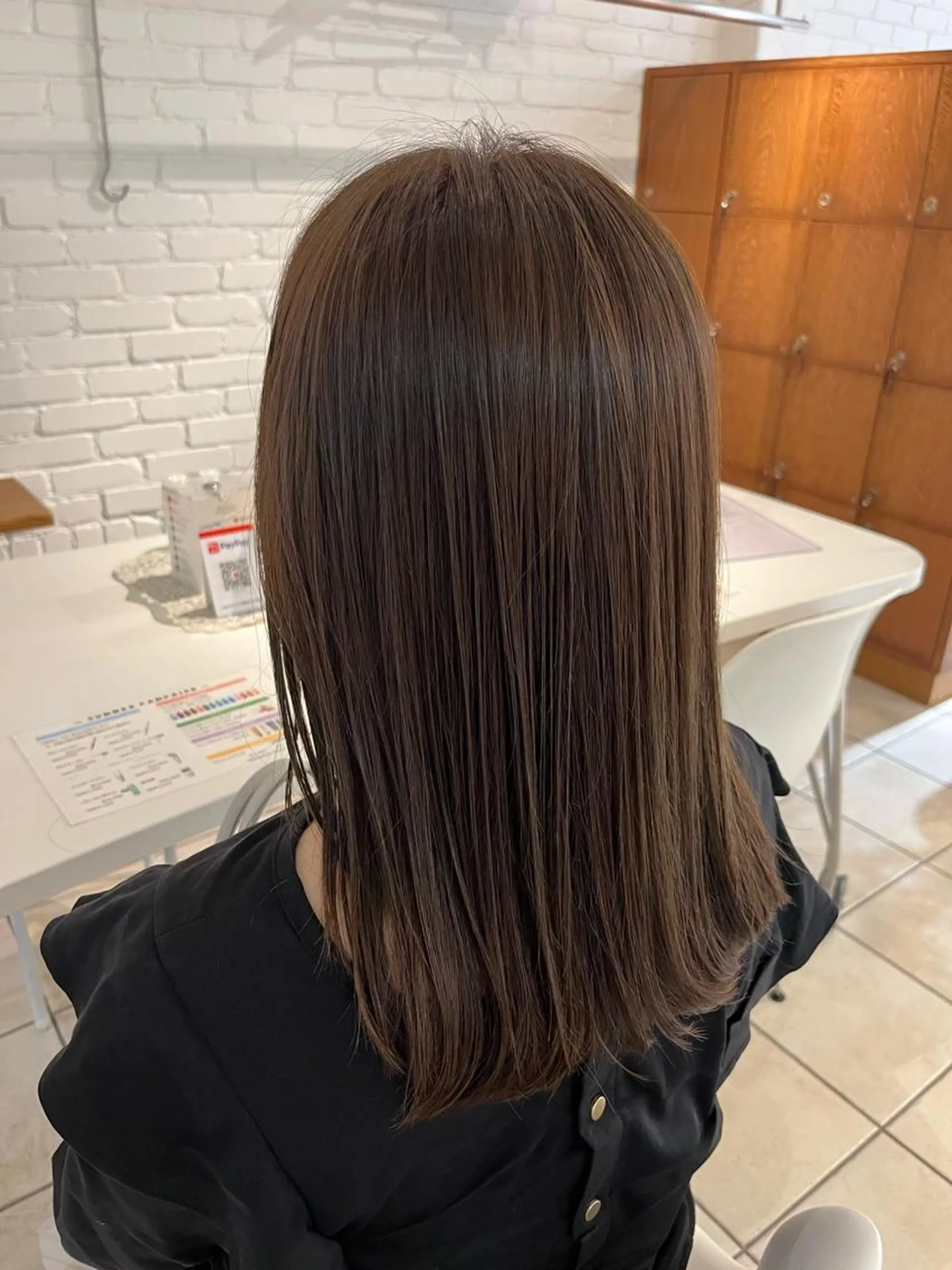 セミロング vancouncil春日井所属・山岡 春のヘアスタイル