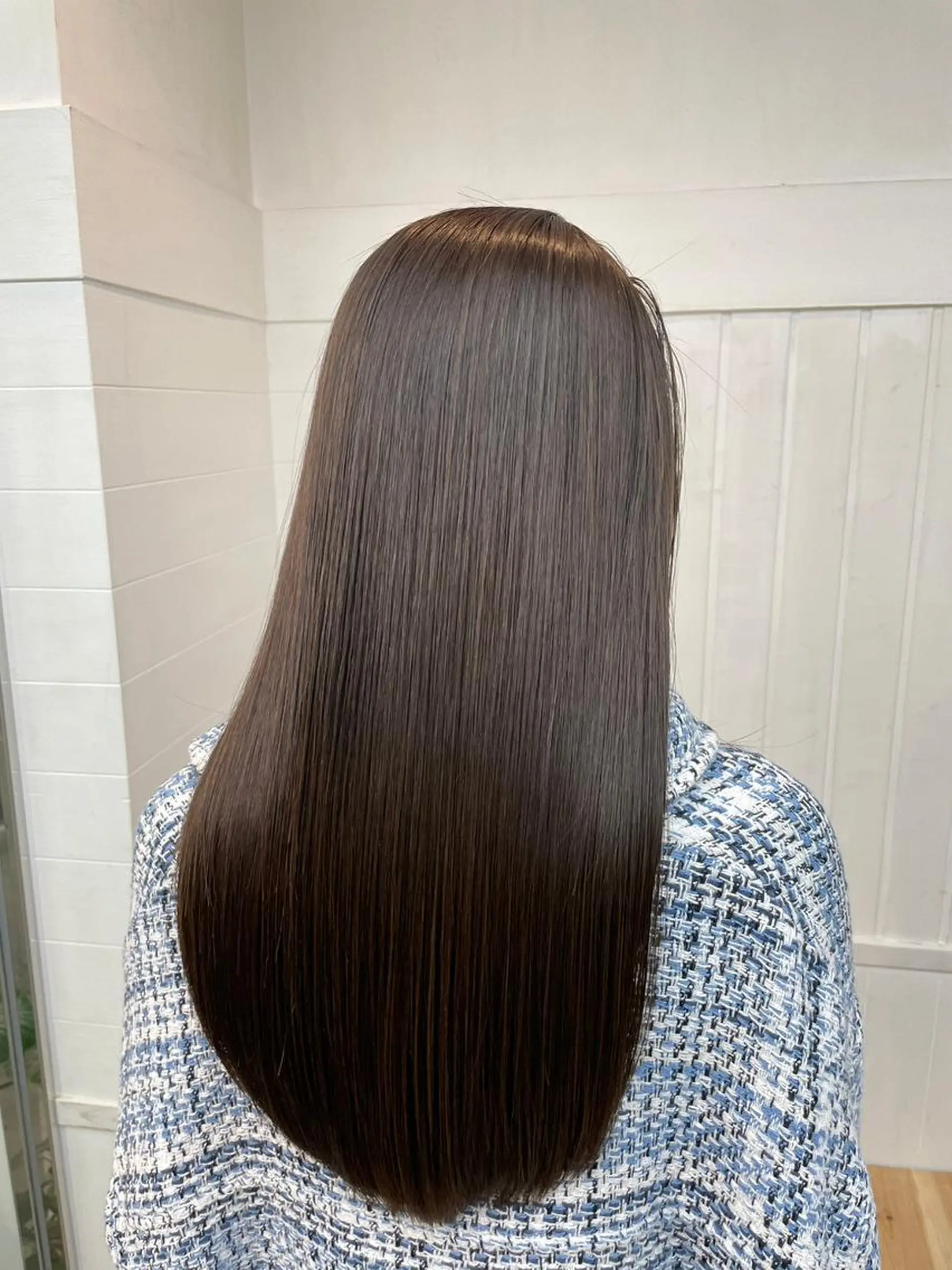 ロング カラー バレイヤージュ ブリーチ ケアブリーチ デザインカラー ダブルカラー カット トリートメント ROW町田🌿 大人可愛い/艶髪改善のヘアスタイル