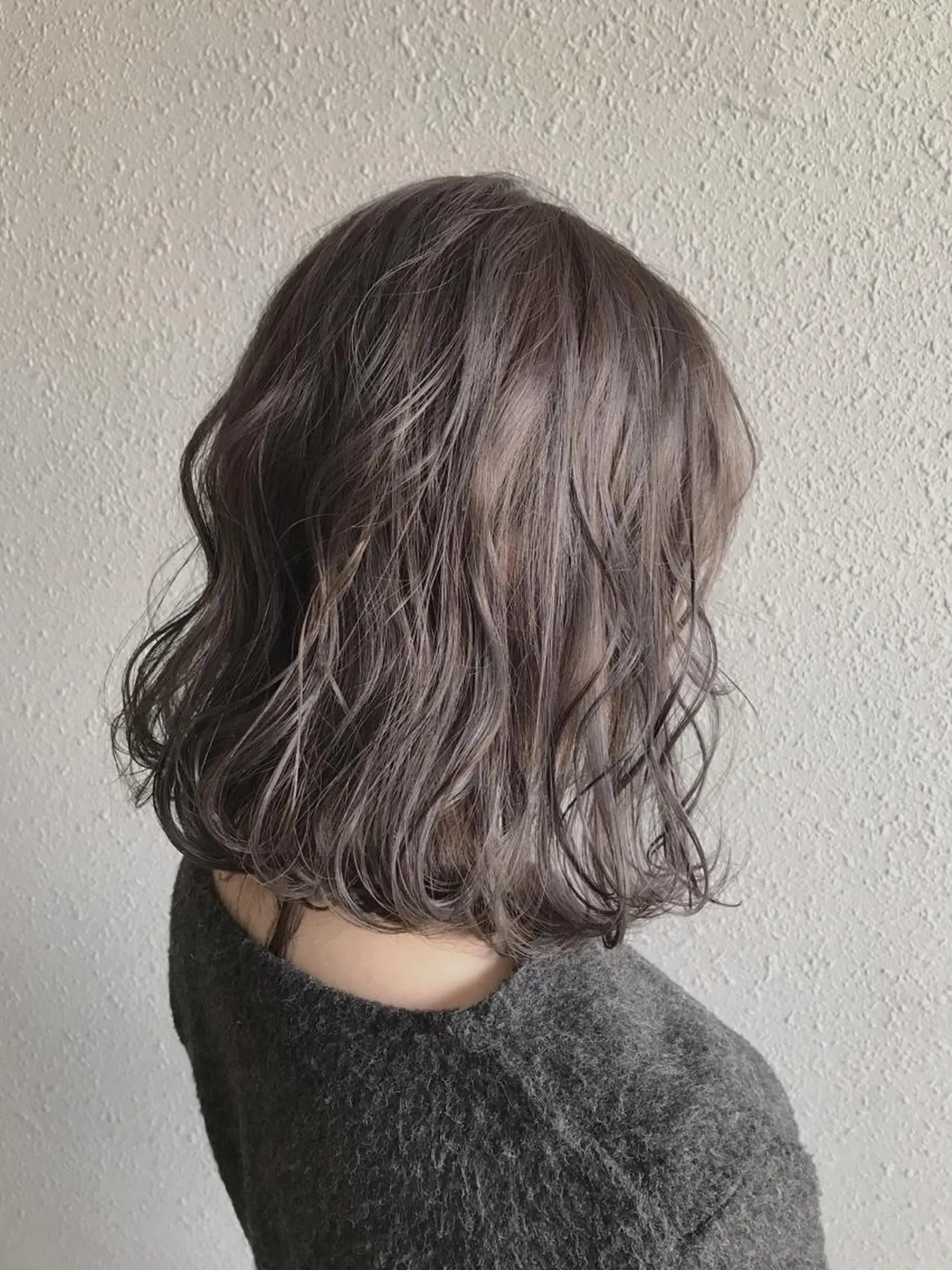 ミディアム カラー グレージュ ヘアカラー トリートメント lani 天神大名/ブリーチのヘアスタイル