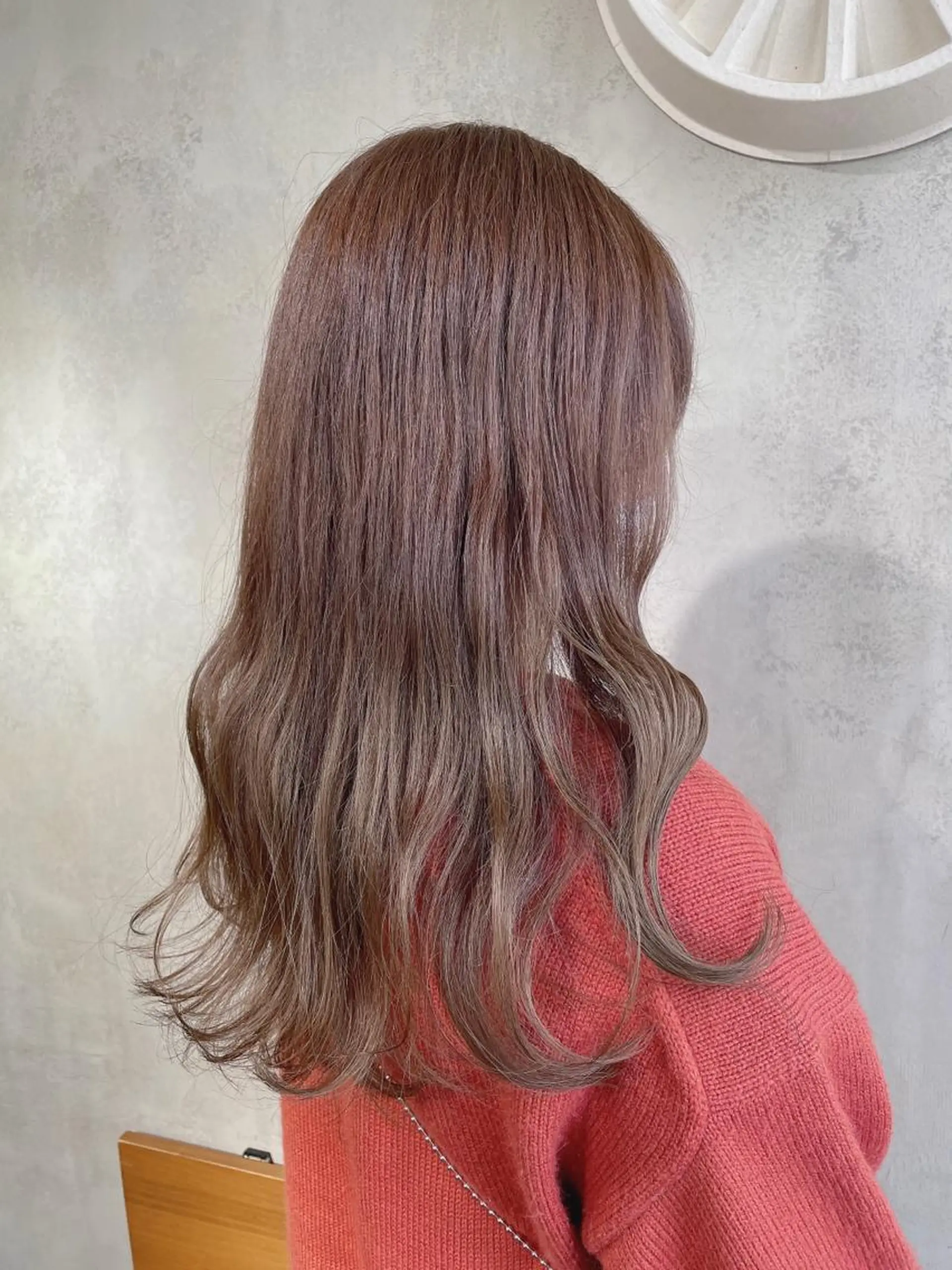 ロング カット ヘアカラー 梅田美容室 山崎海波のヘアスタイル