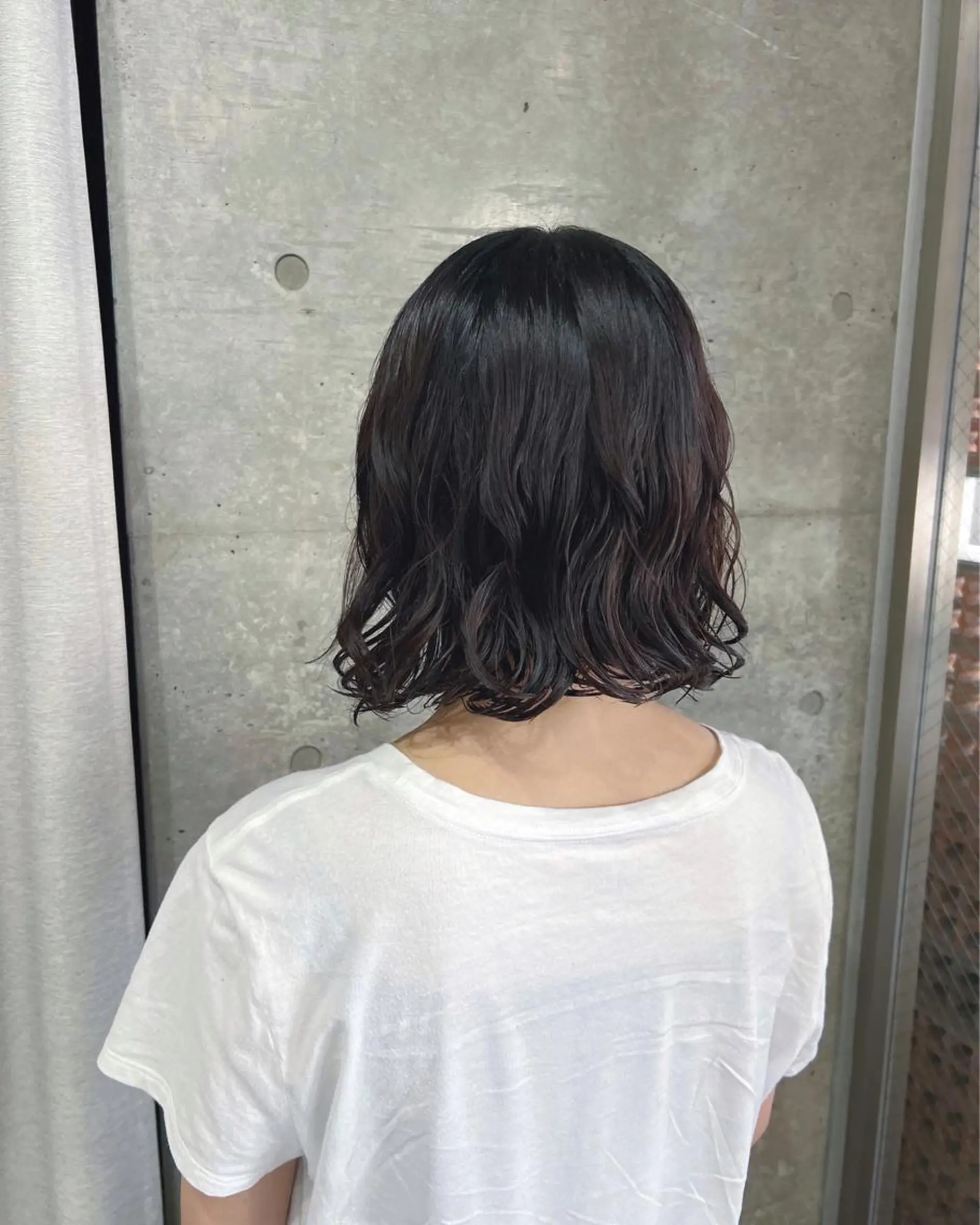 ショート パーマ ボブパーマコテ巻き風 パーマNo1深江秀平のヘアスタイル