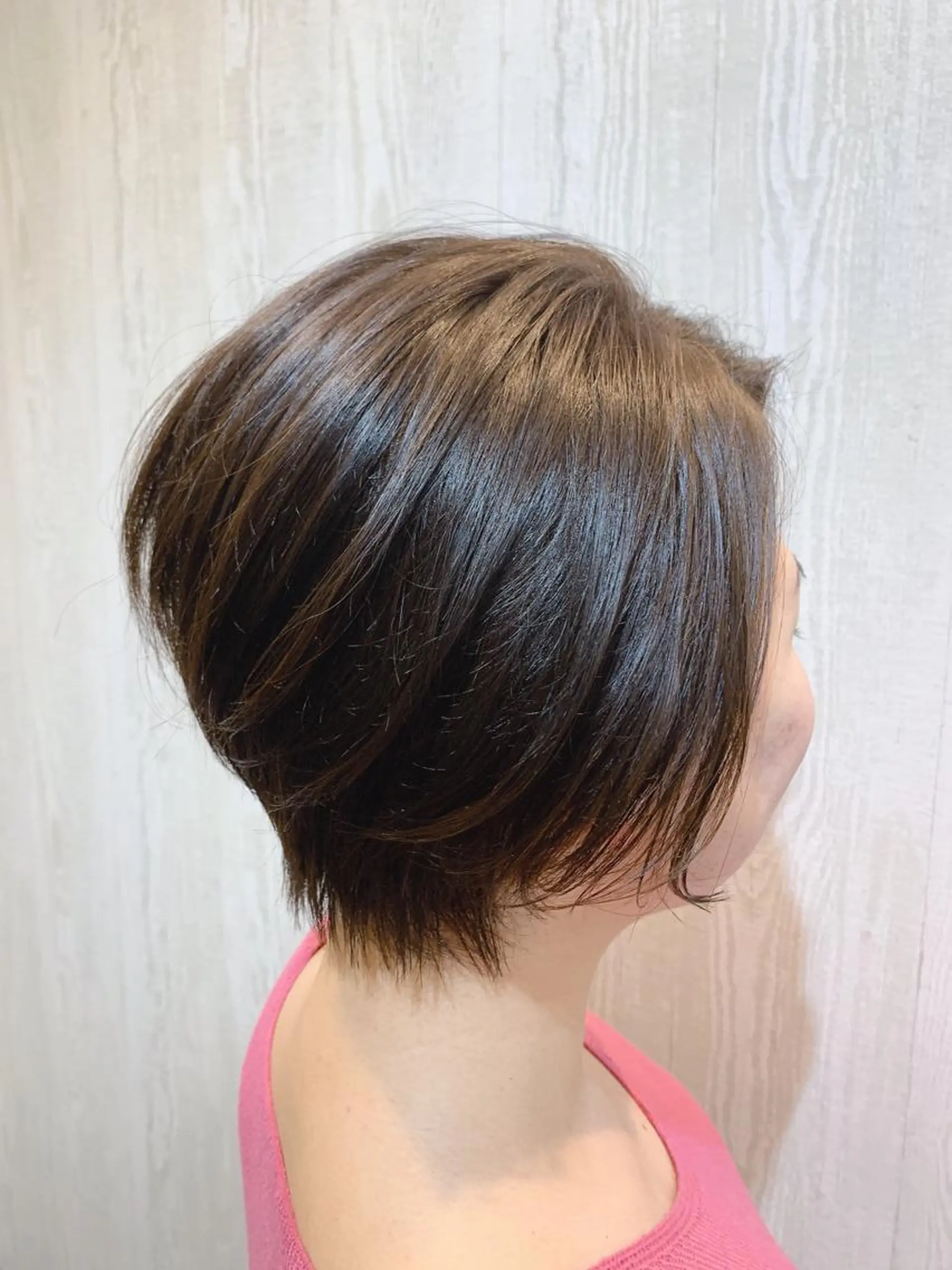 ショート ヘアアレンジ ショートボブ ボブ くびれヘア ショートヘア HUENEST アカデミーサロンのヘアスタイル