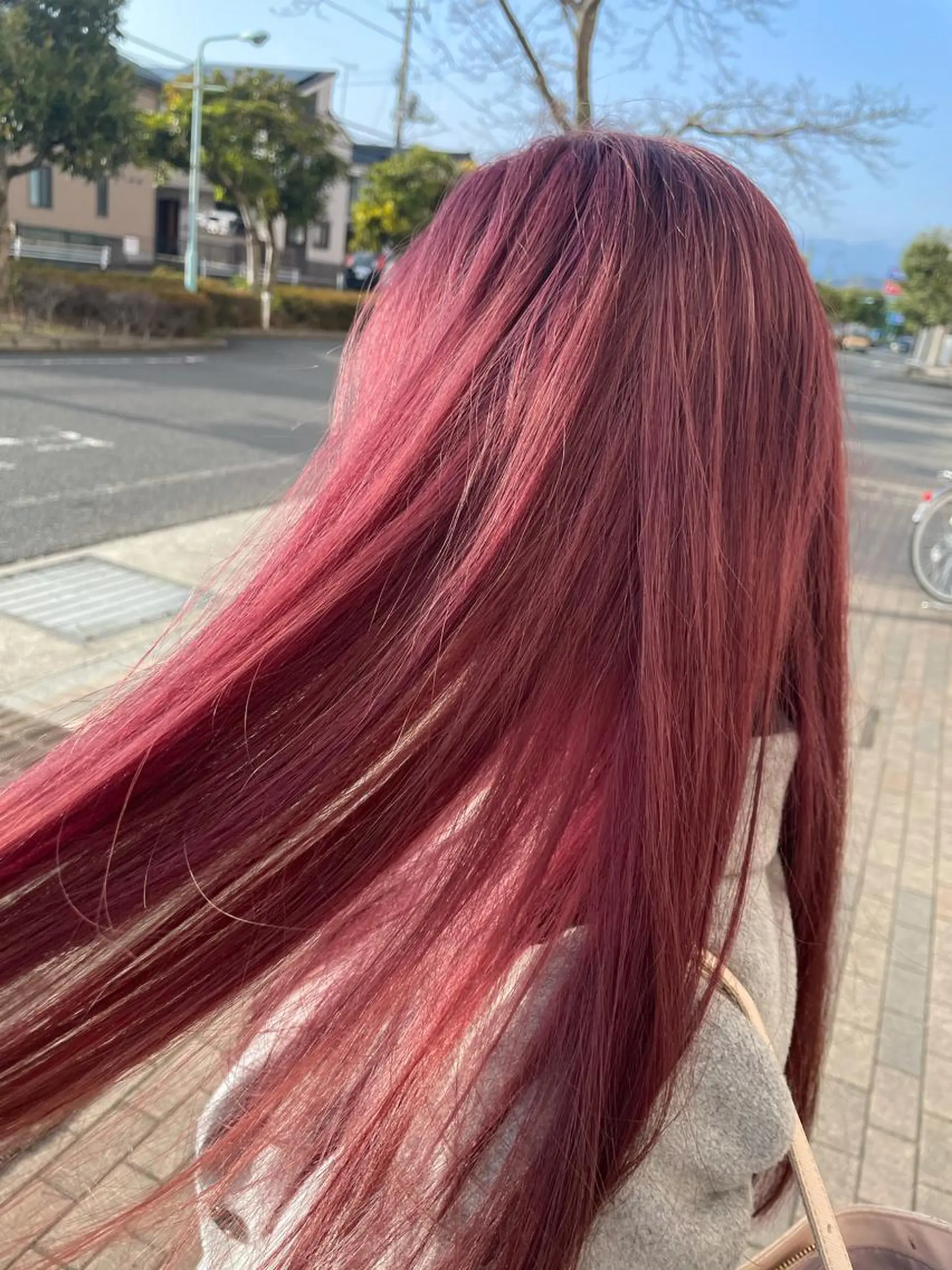 カラー ピンクカラー 今だけカット無料✨ 表参道美容師 井出光のヘアスタイル