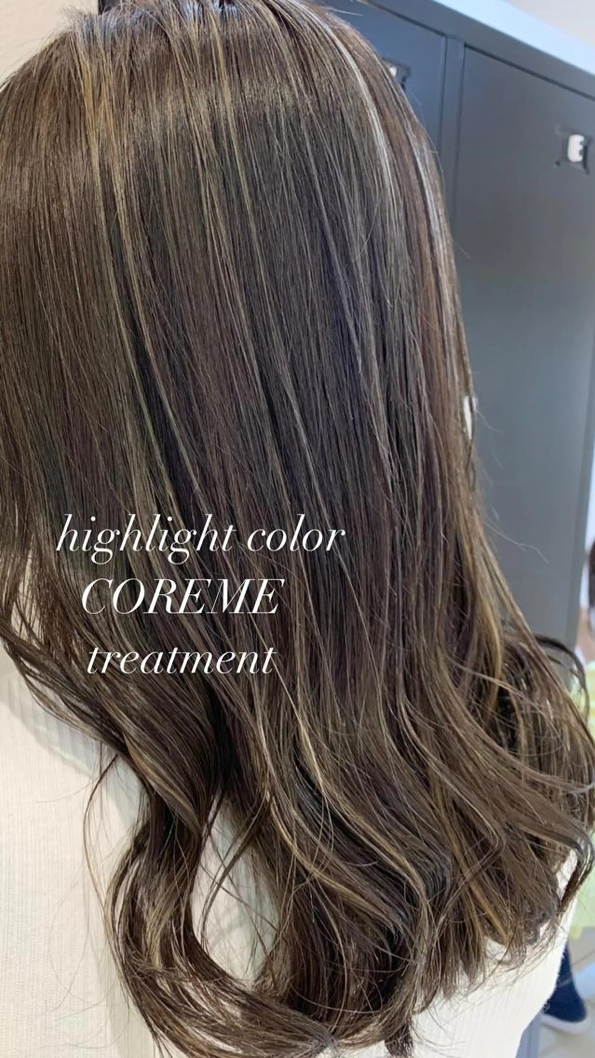 セミロング カラー ヘアカラー ヘッドスパ 似合わせカラー/艶 髪質改善/ヨシザキのヘアスタイル