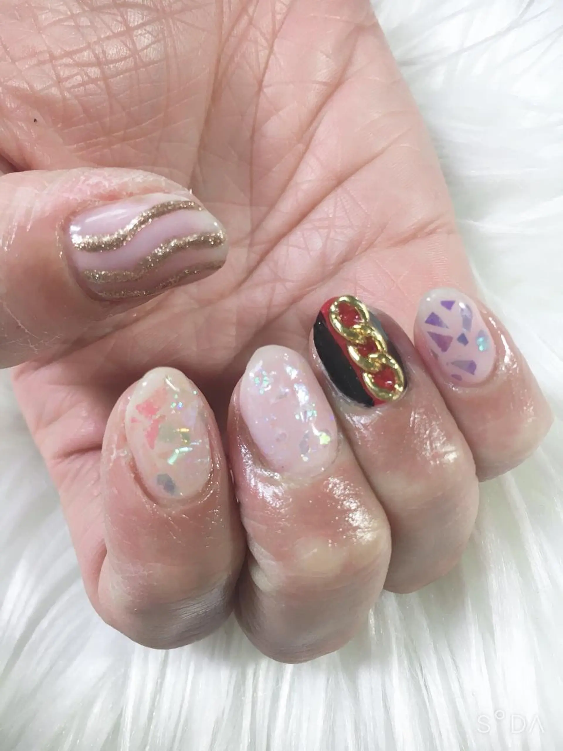ネイル 持ち込み miwa ミワのネイルデザイン