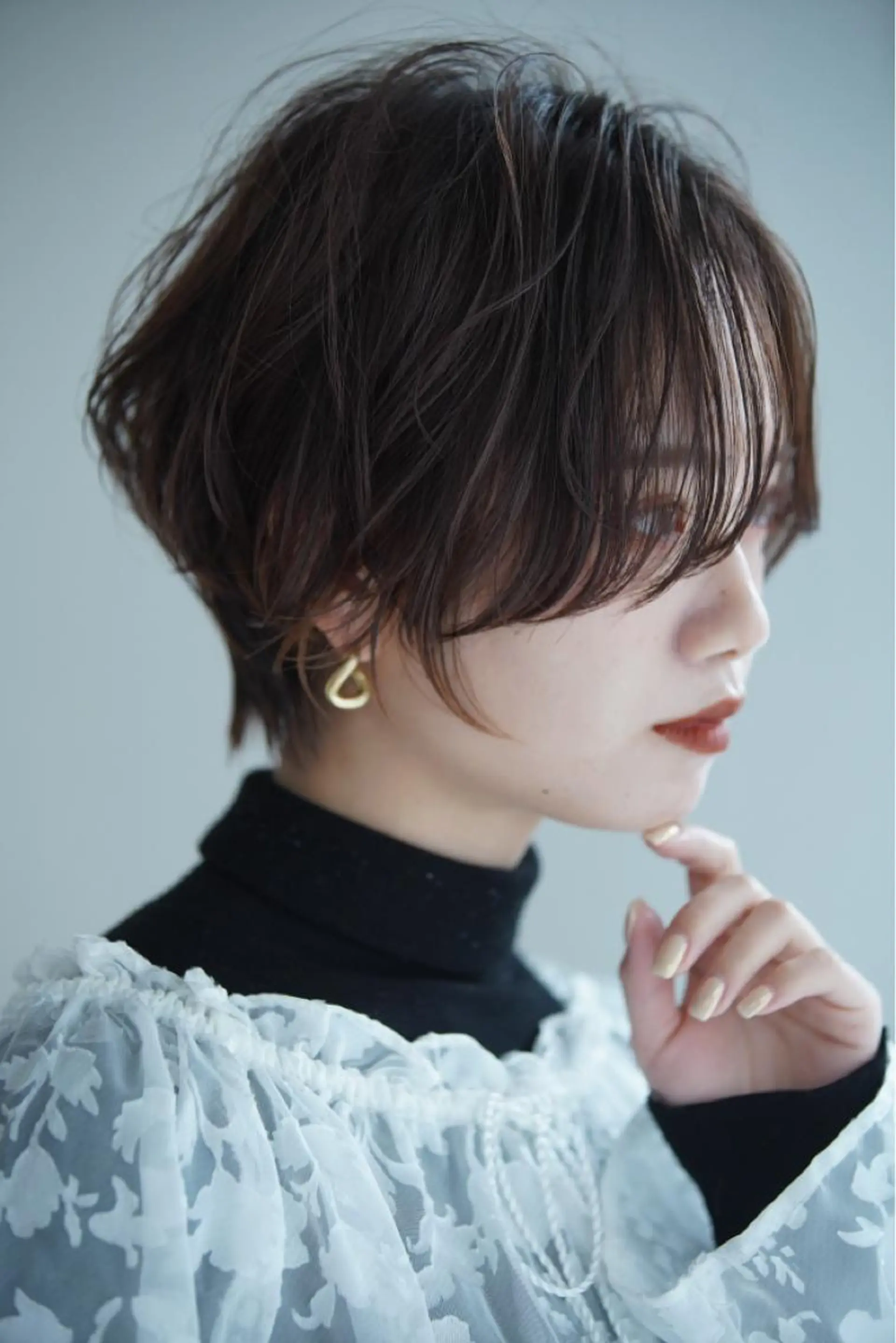 ショート カット トリートメント 大倉 未波のヘアスタイル