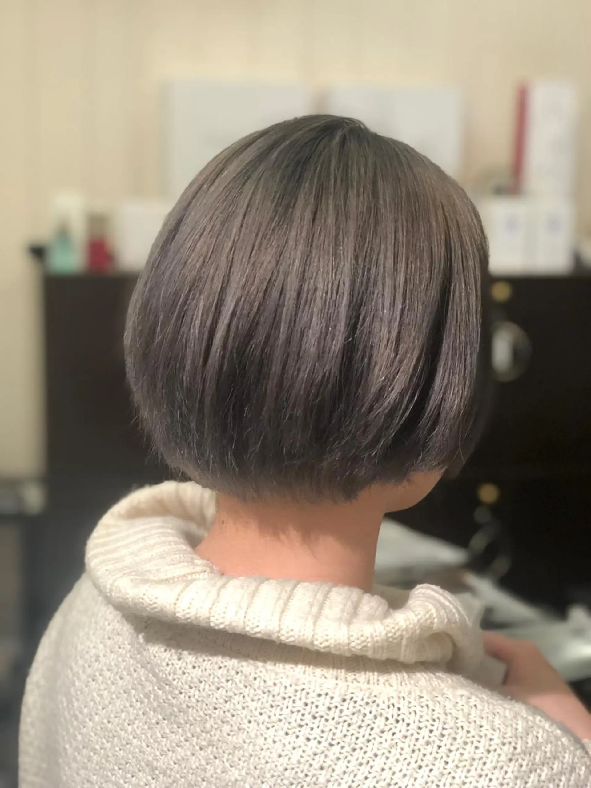 ショート カラー FENICE onthe beach所属・永井大樹✨ 透明感カラー✨のヘアスタイル