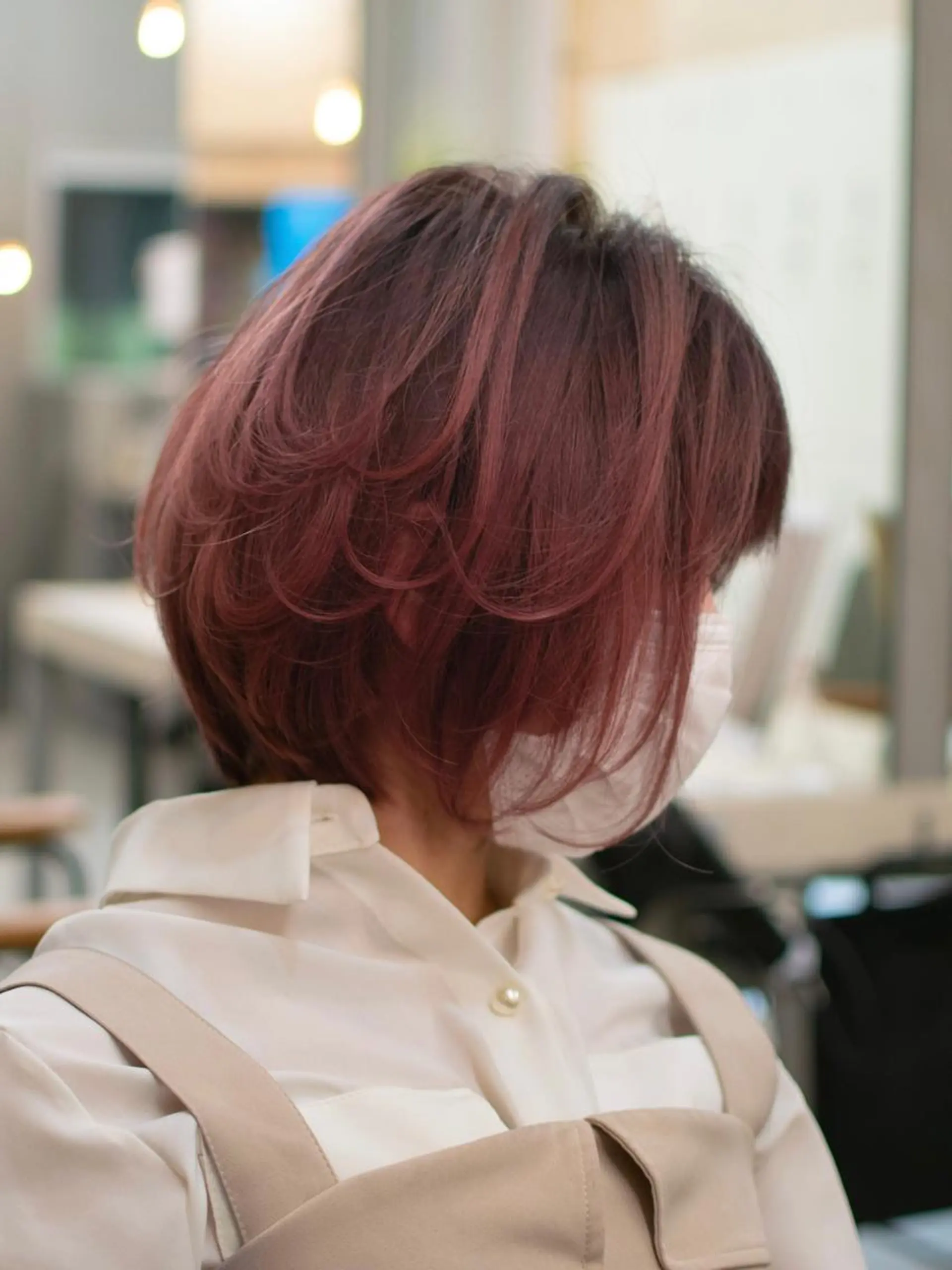 ショート ヘアカラー トリートメント ケアブリーチ白髪染め TAKUMIのヘアスタイル