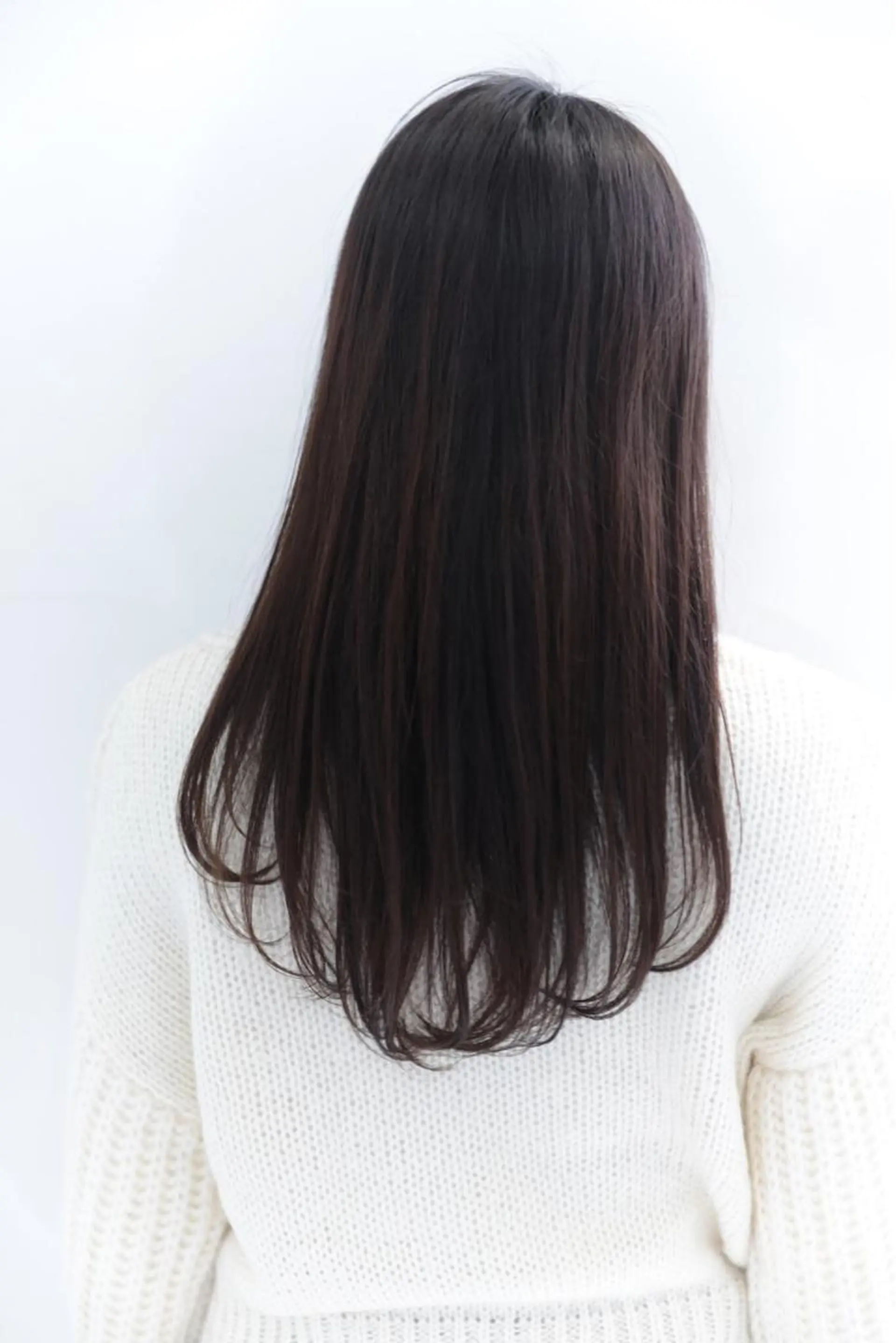 ロング カラー カット 縮毛矯正 ✨理想の顔まわりに✨ 林有里子のヘアスタイル