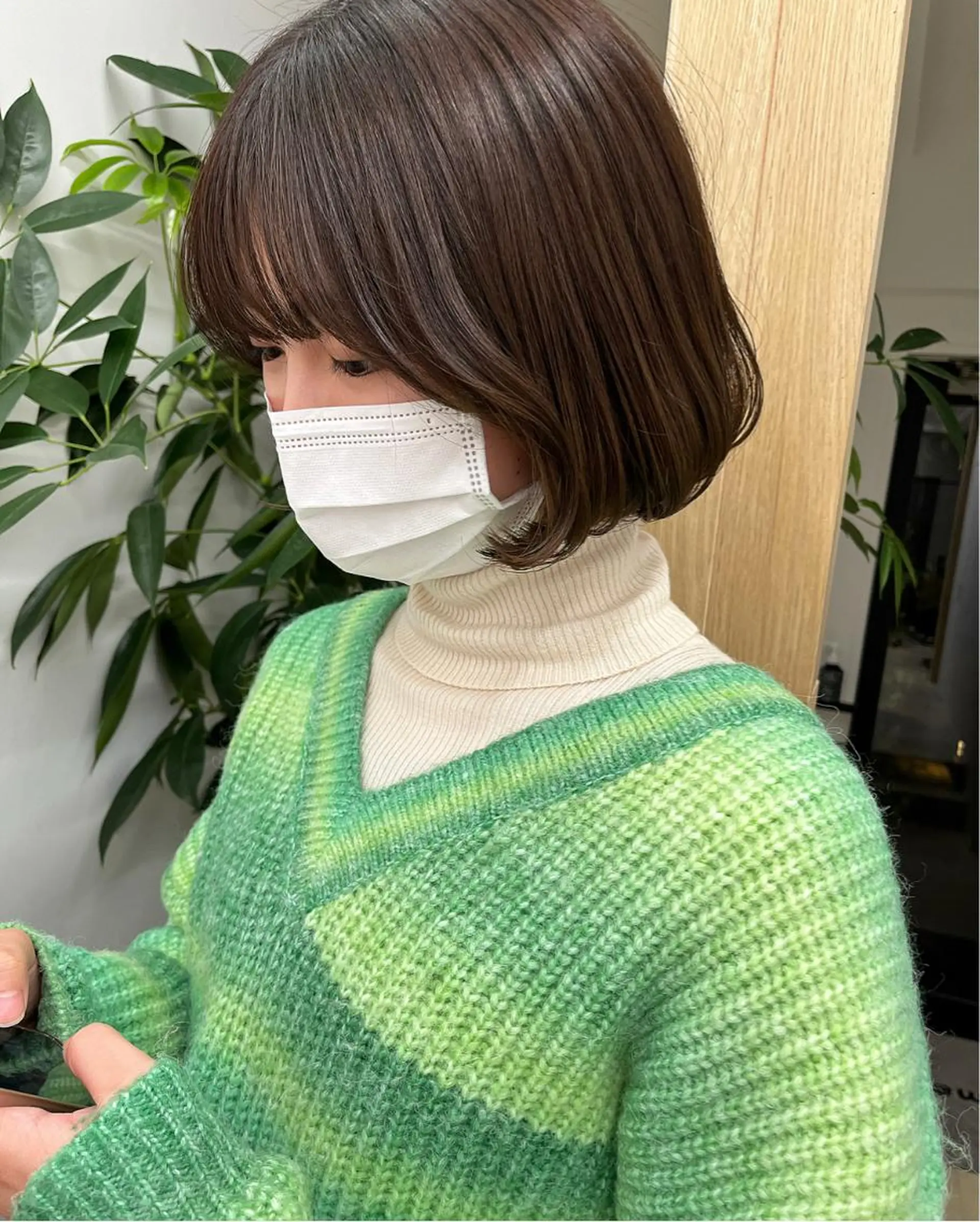 ショート カラー パーマ ヘアアレンジ メンズ キッズ ネイル マツエク・マツパ アイブロウ お洒落パーマ/ボブ ❄️Tomoka❄️のヘアスタイル