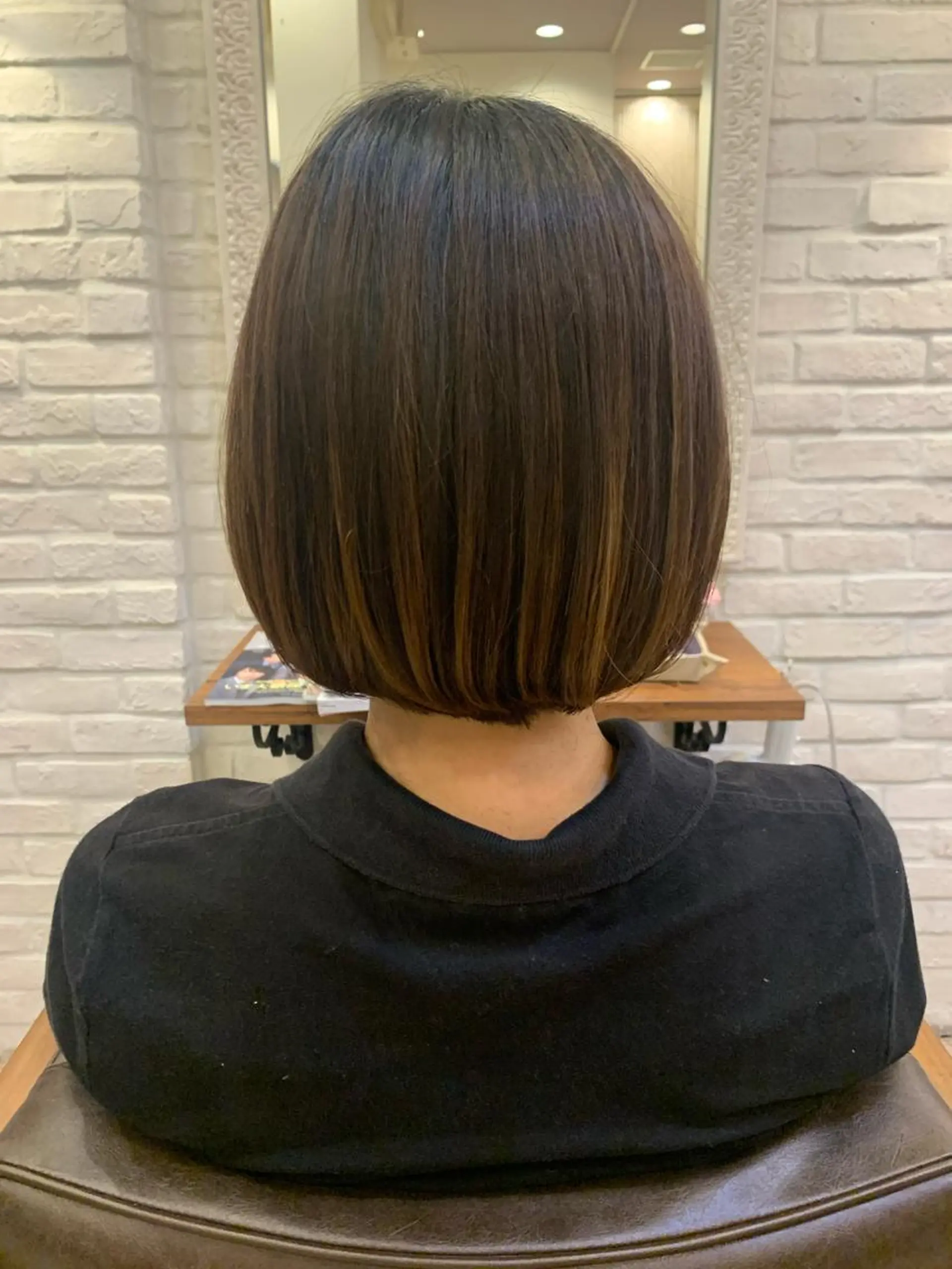 ショート ボブ 飯塚 沙衣のヘアスタイル