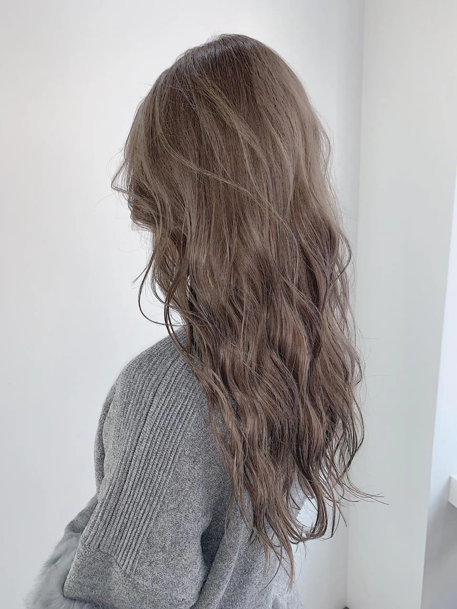 ロング カラー ヘアアレンジ アディクシーカラー ベージュカラー グレージュ ハイライトカラー イルミナカラー レイヤーカット/艶髪 🎀笠原 優花🎀のヘアスタイル